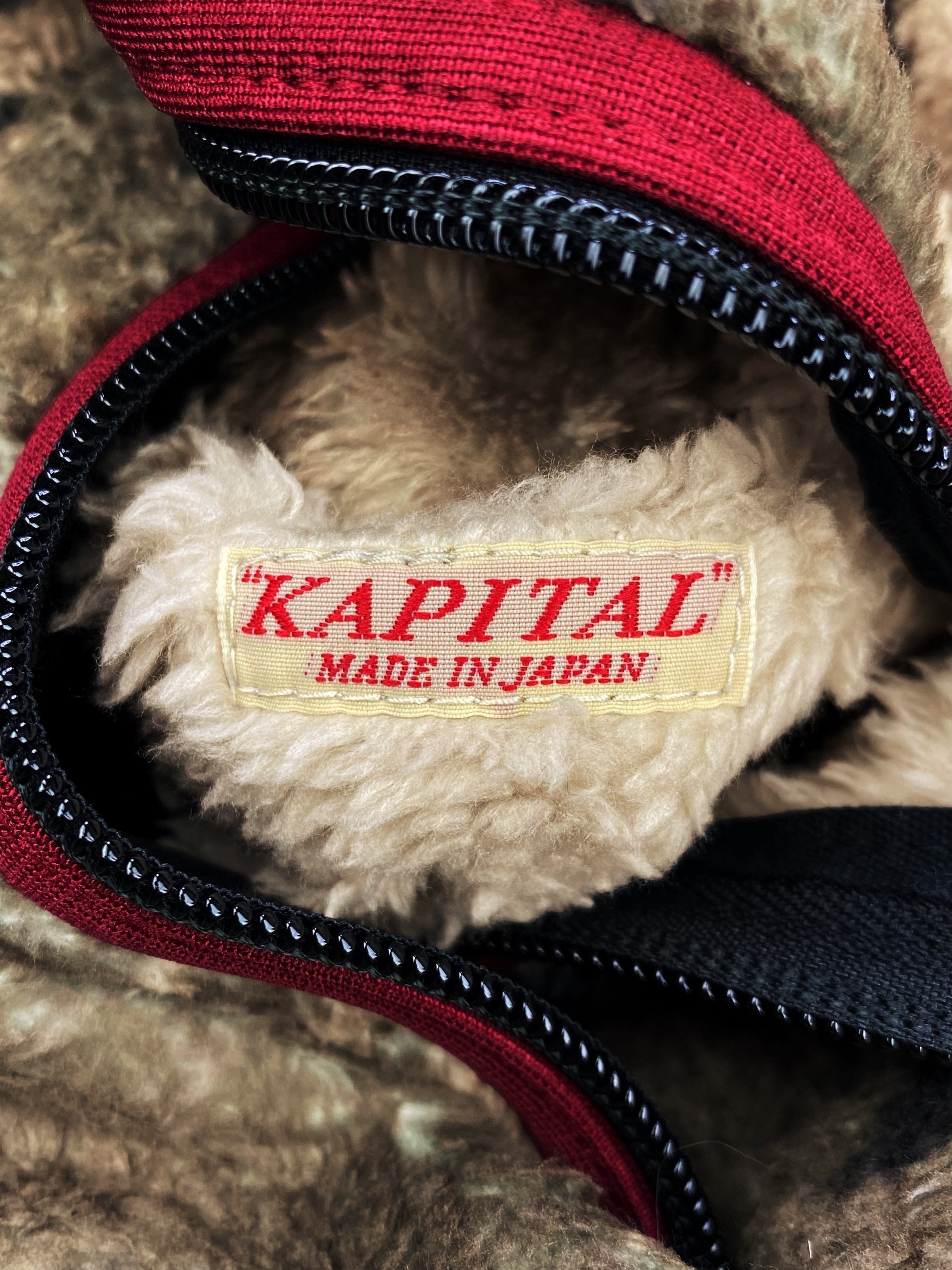 FW22 Kapital ‘Virgin Maria’ Thunder Full-zip Fleece Jacket