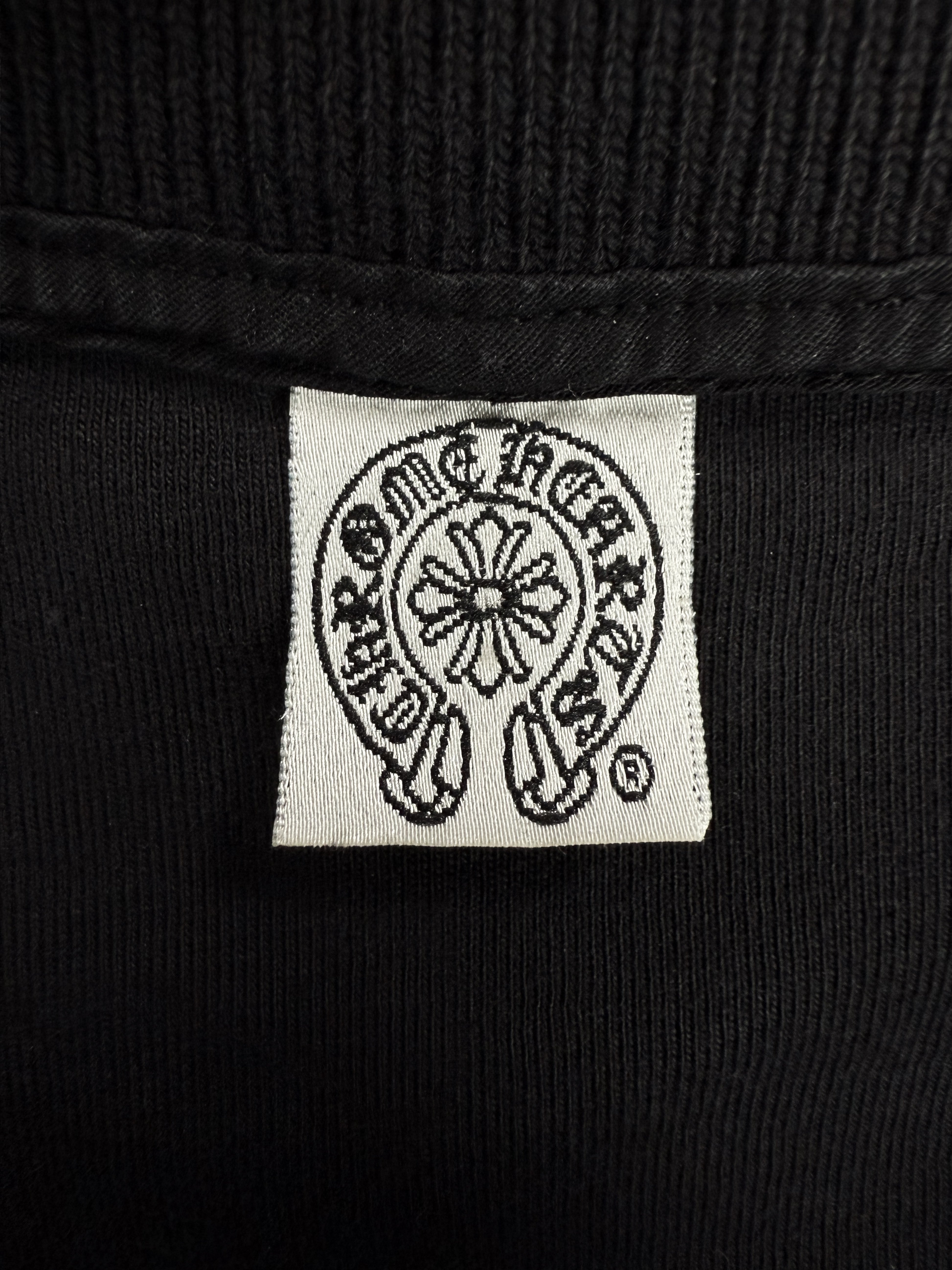 90s Chrome Hearts ‘Ball Cross’ Button Short Sleeve Collared Shirt