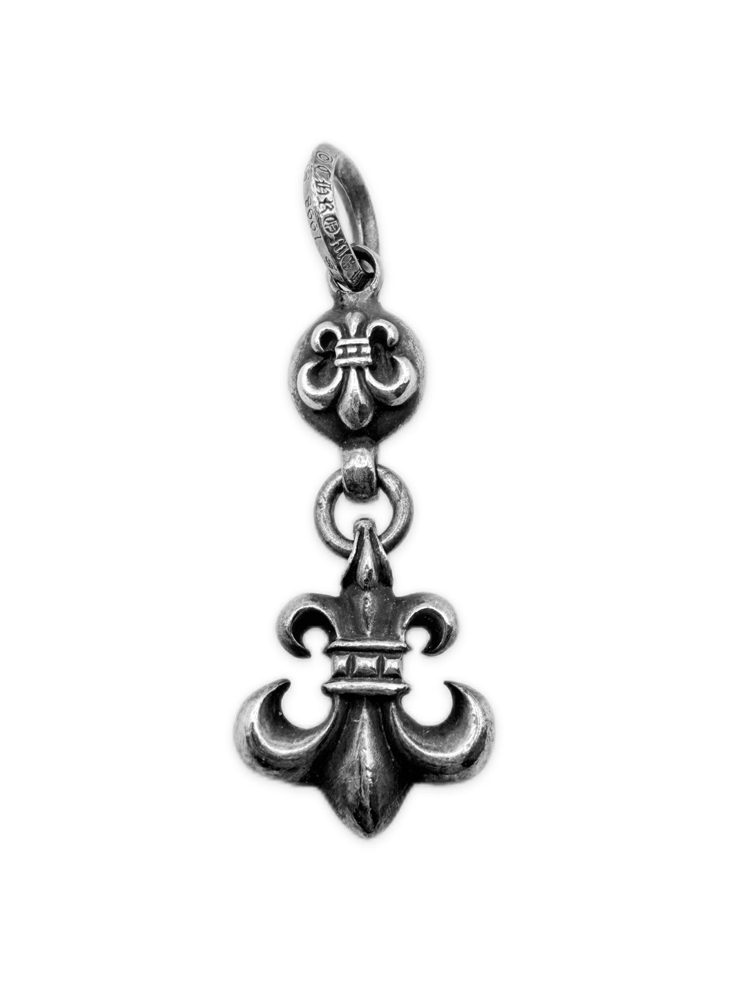 Chrome Hearts Fleur de Lis Double Bail .925 Silver Pendant