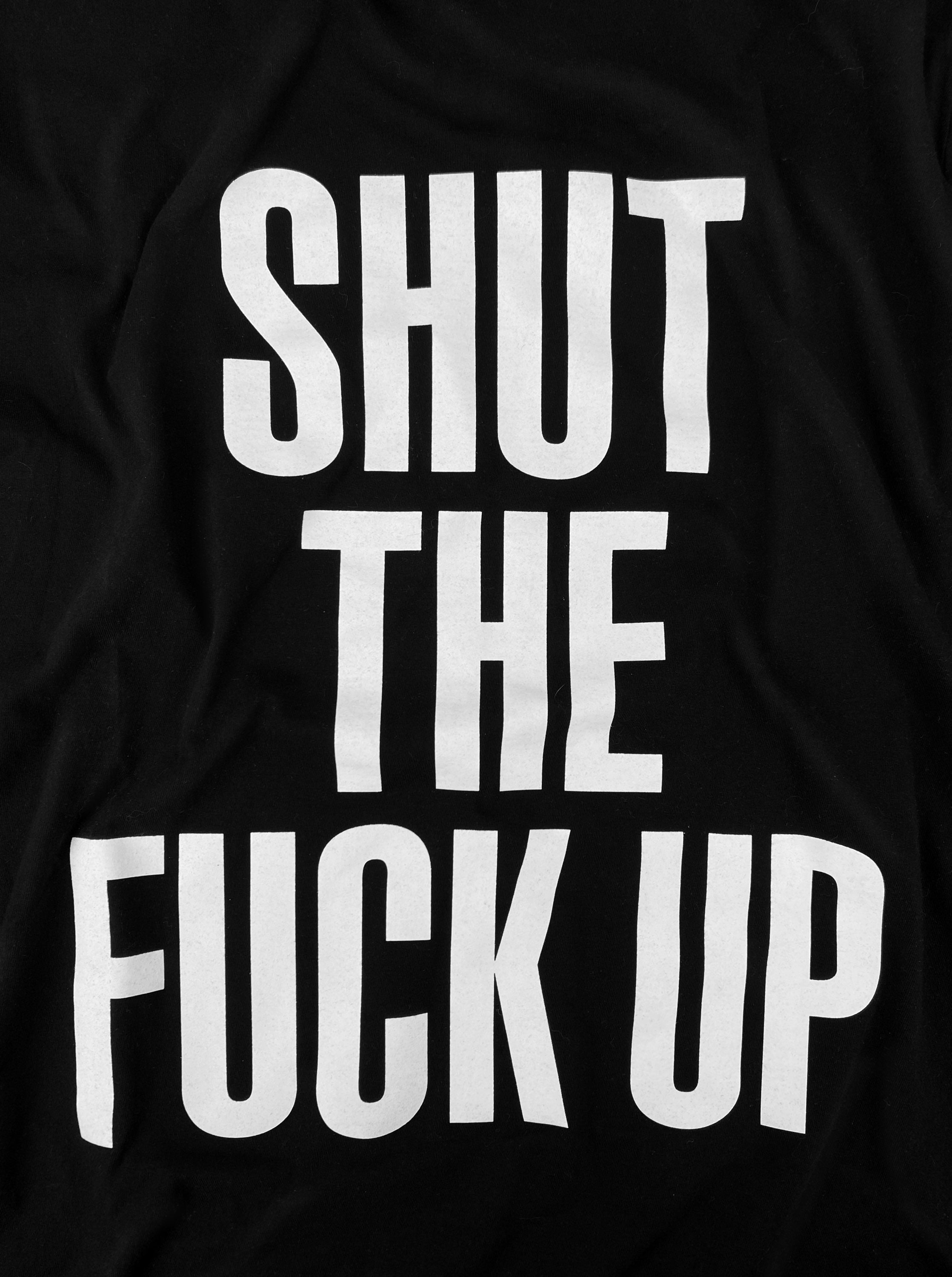 SS06 Number (N)ine ‘Shut The Fuck Up’ Re-Edition Slogan T-Shirt