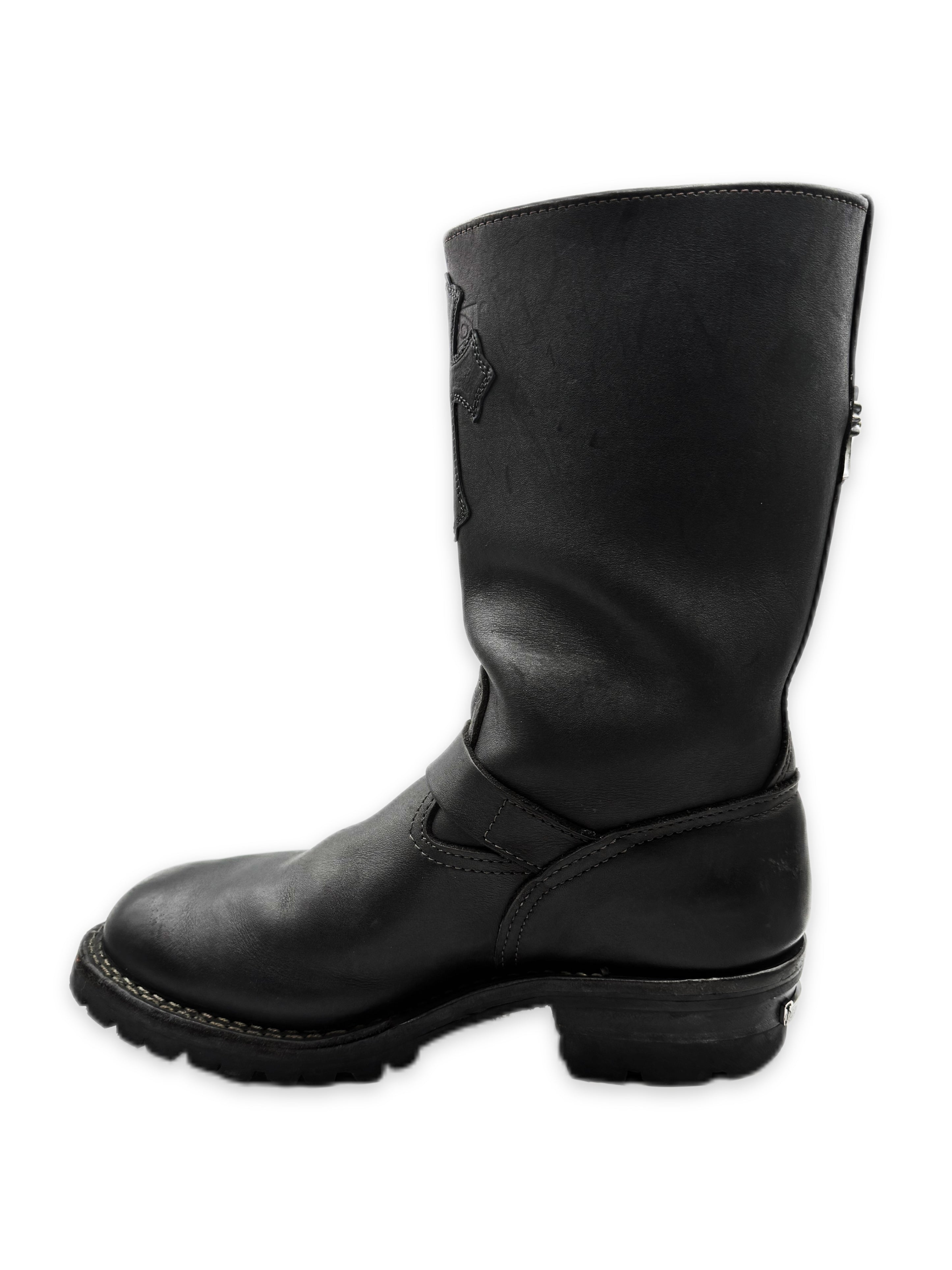 Chrome Hearts x Wesco Cross Patch Leather Gunslinger Boots