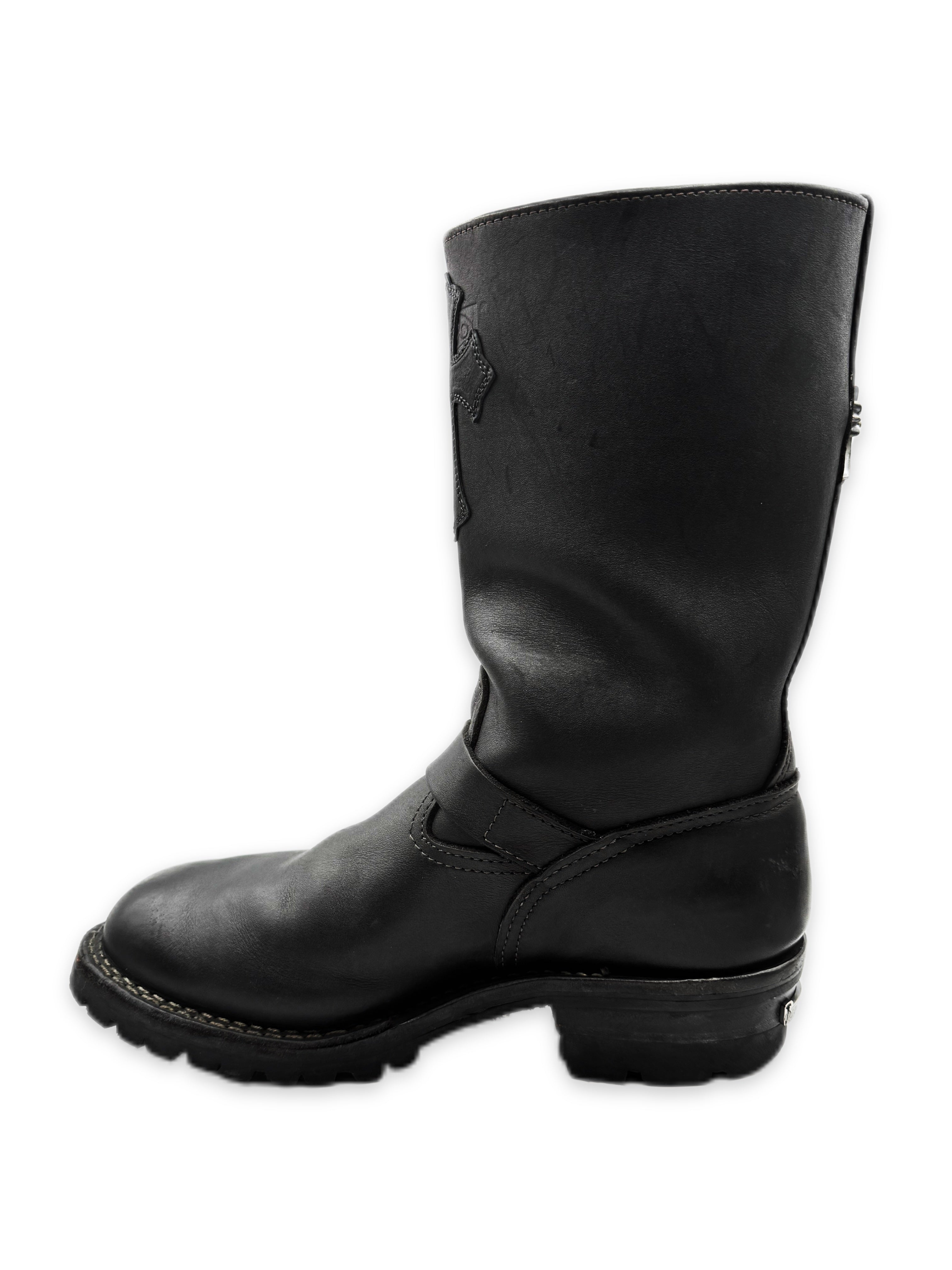 Chrome Hearts x Wesco Cross Patch Leather Gunslinger Boots