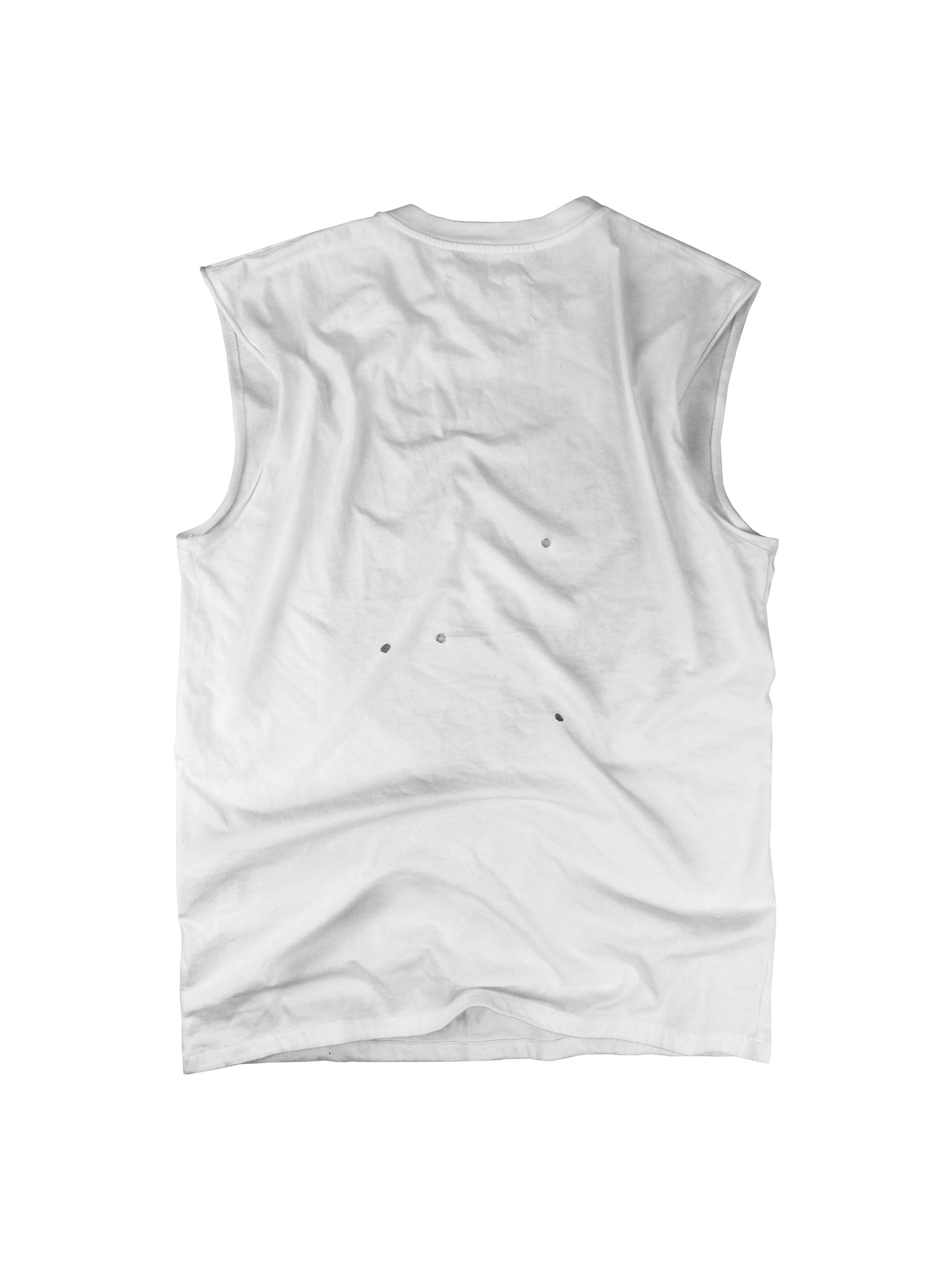 SS08 Maison Margiela ‘Target’ Bullet Hole Graphic Tank-top