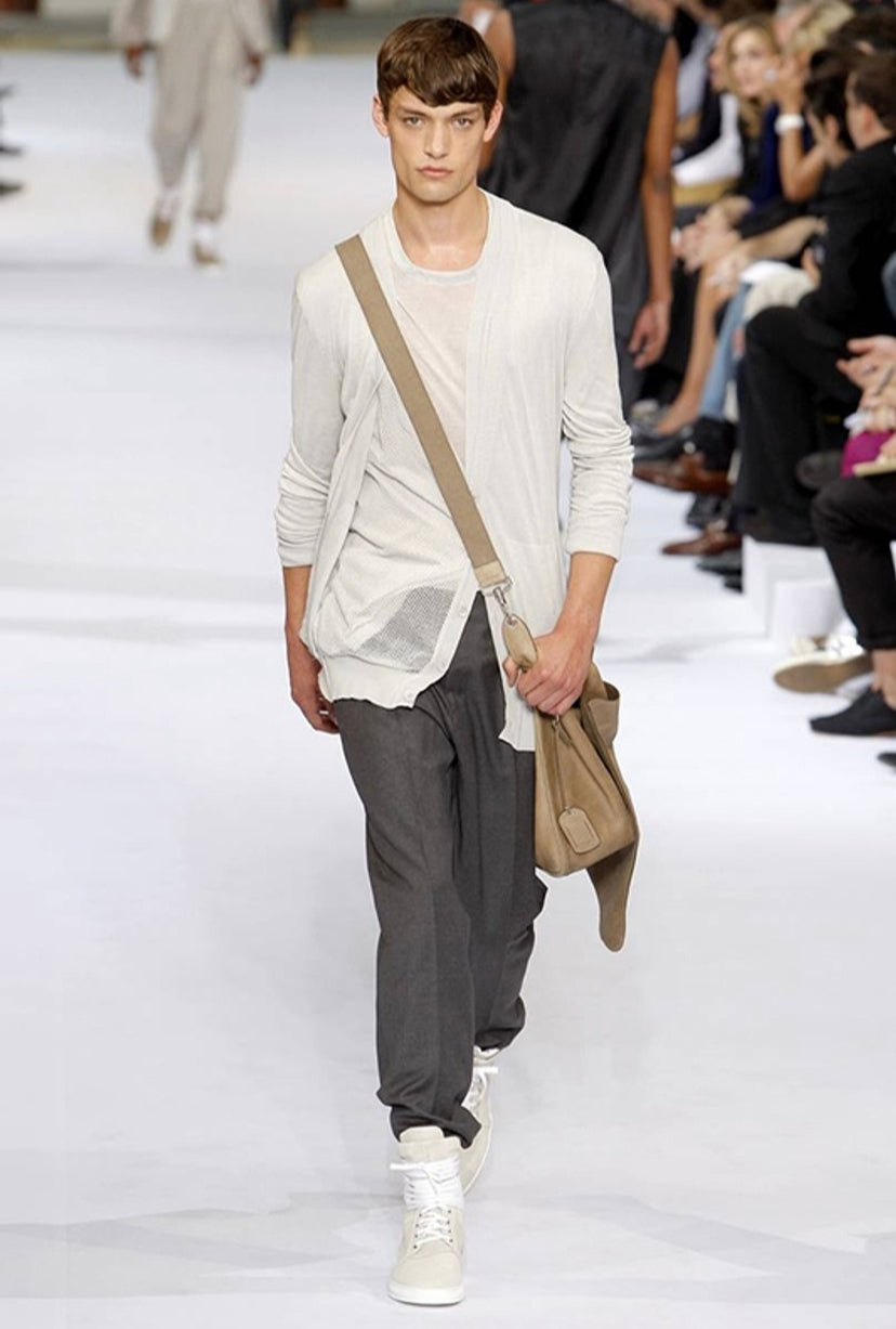 SS10 Dior Homme by Kris Van Aschee Leather Back Lace Sneakers