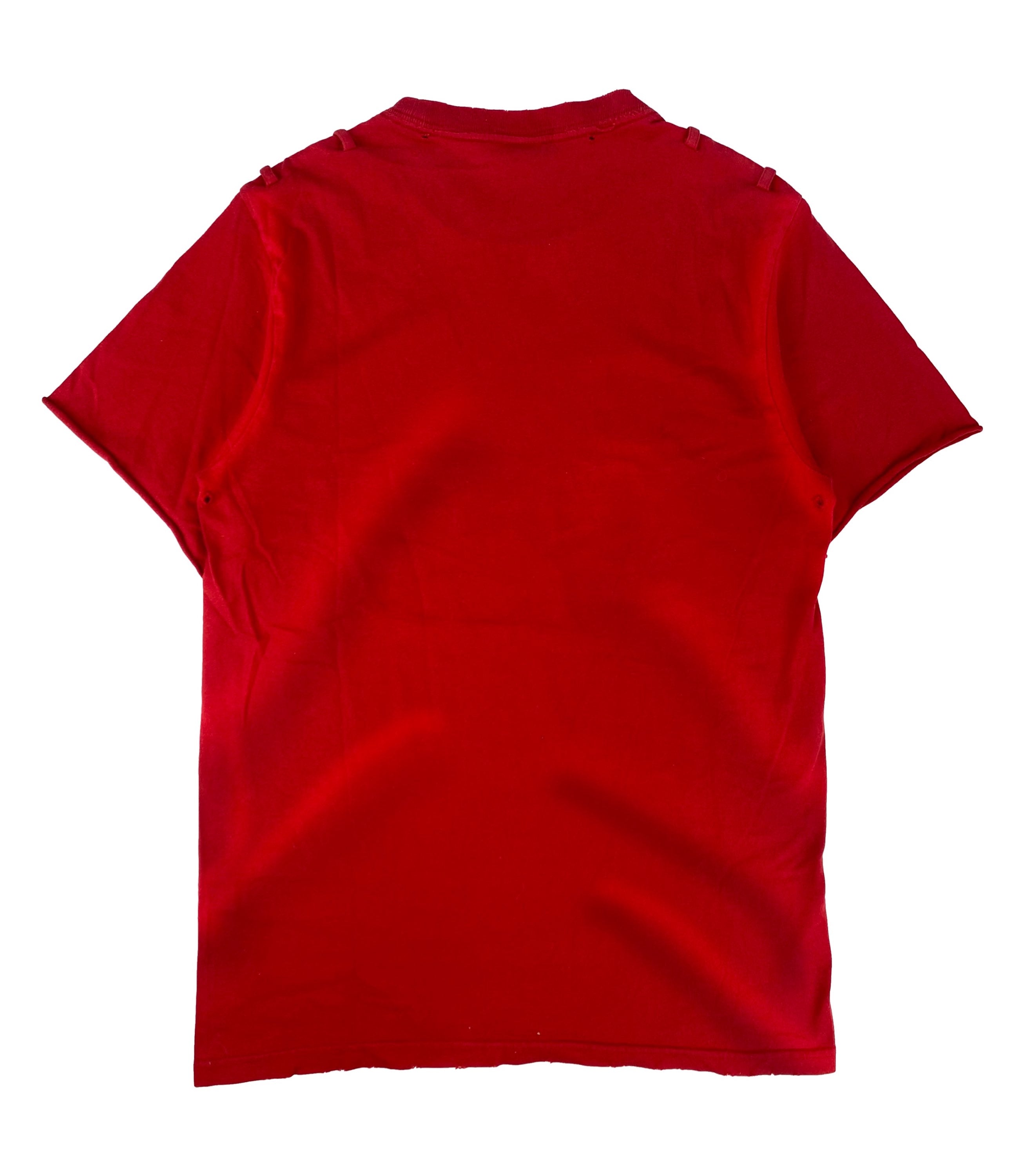 SS06 Number (N)ine ‘Stupid People’ Cherry Red Slogan T-Shirt
