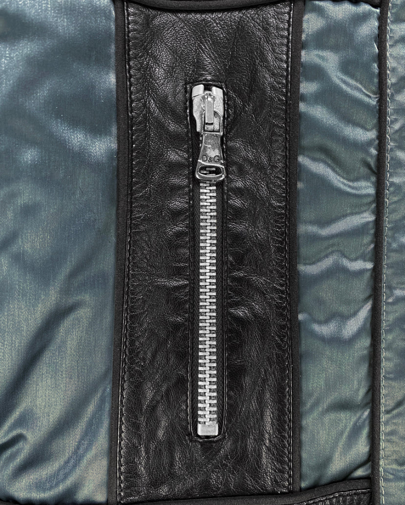 Dolce & Gabbana Multi-zip Lamb Skin Jacket