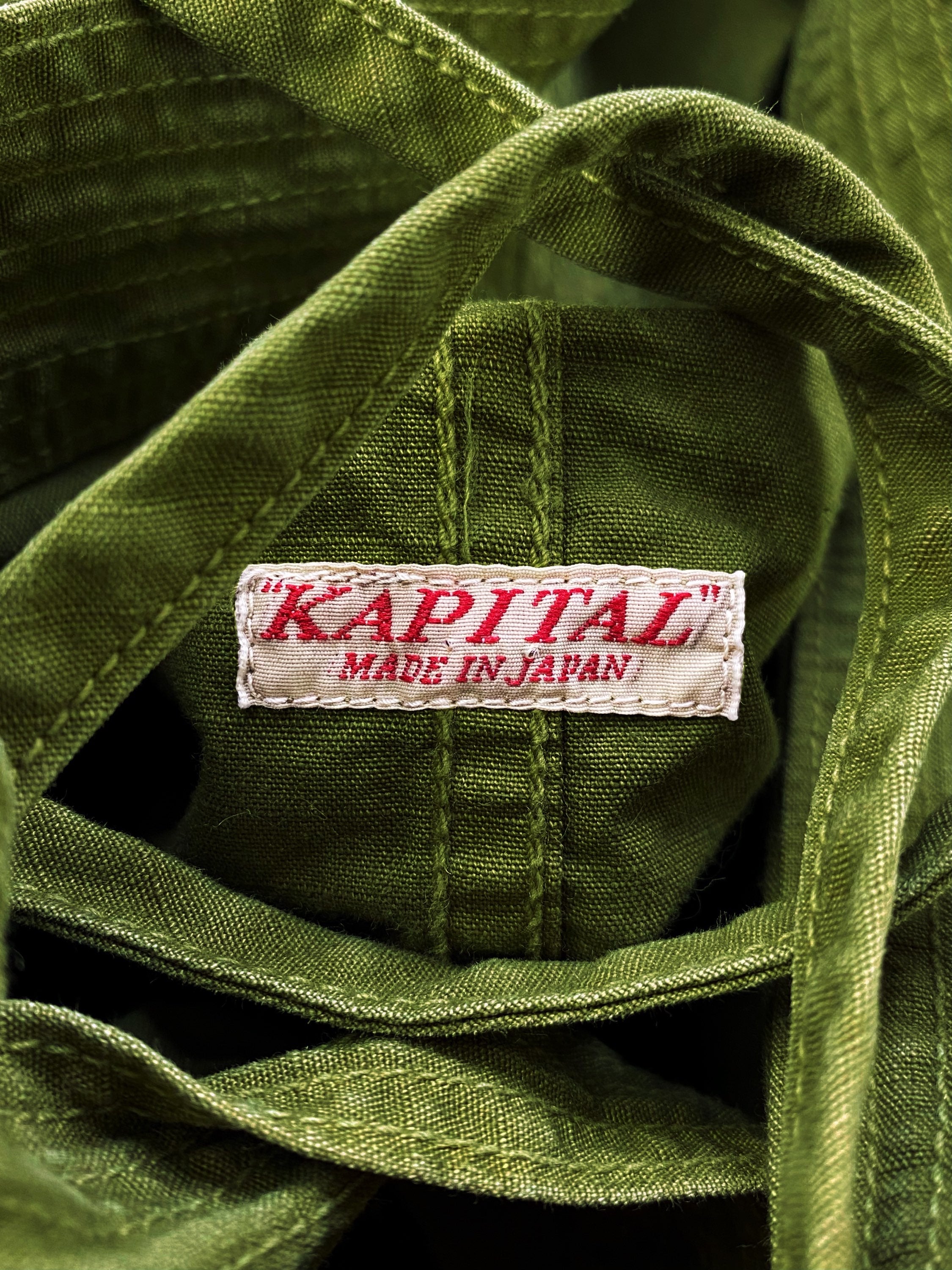 AW19 Kapital ‘Alpine’ Multi Pocket Denim Cargo Kimono Jacket