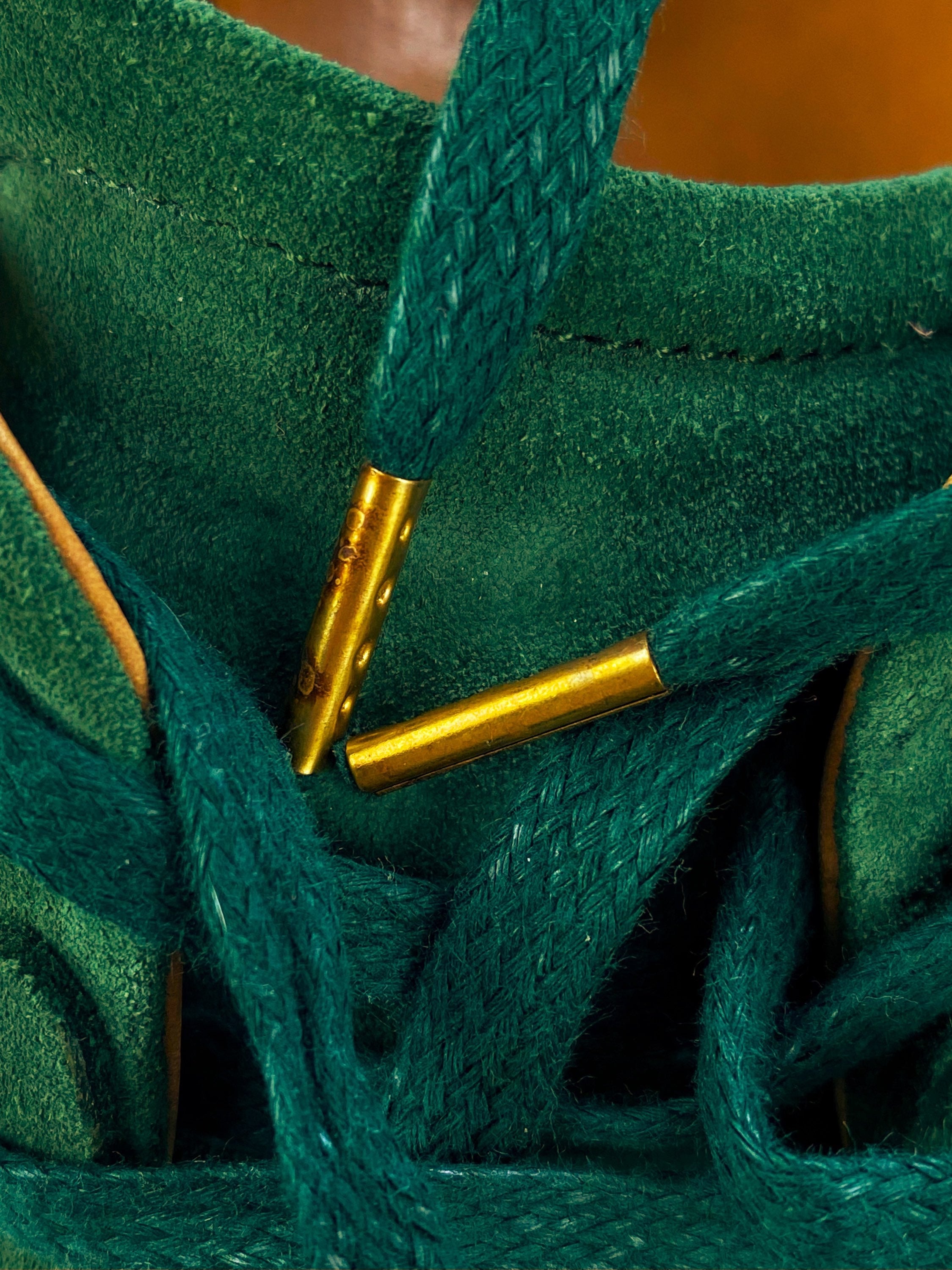 Aimé Leon Dore Pine Green Suede Loafers