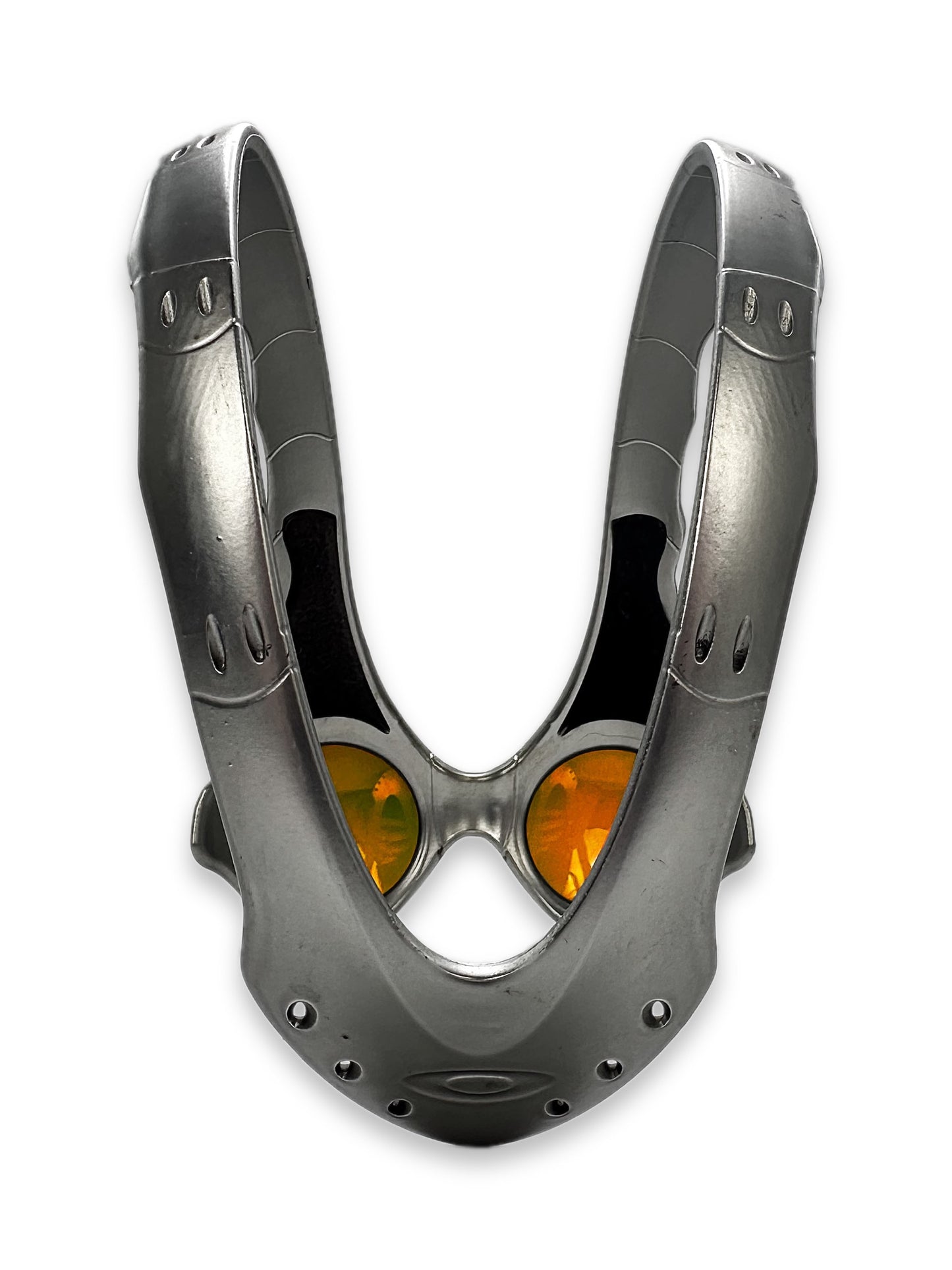 2000 Oakley ‘Over The Top’ Fire Iridium FMJ 5.56 Silver Sunglasses