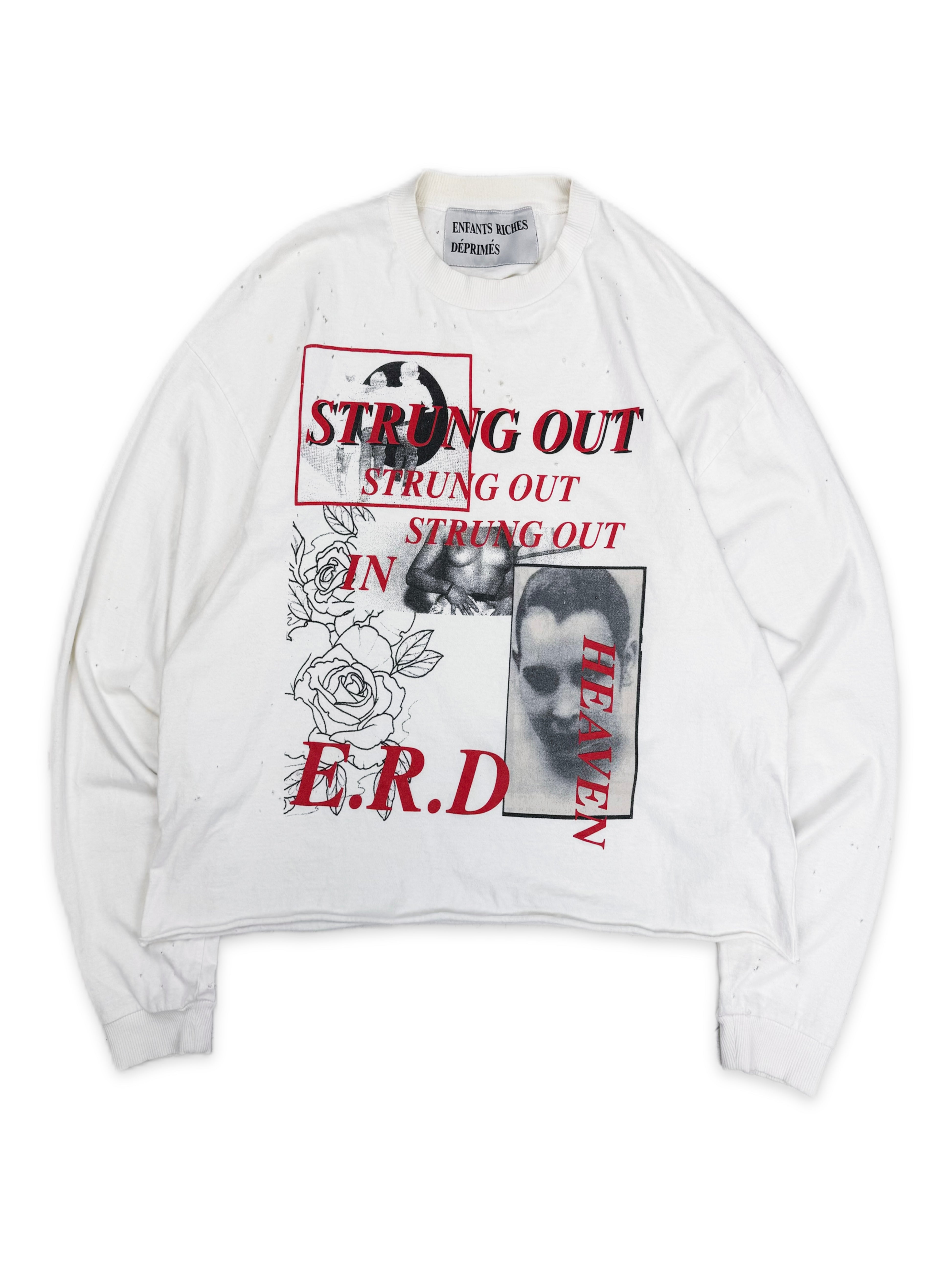 Enfants Riches Deprimes ‘Strung Out In Heaven’ Distressed Long Sleeve Shirt