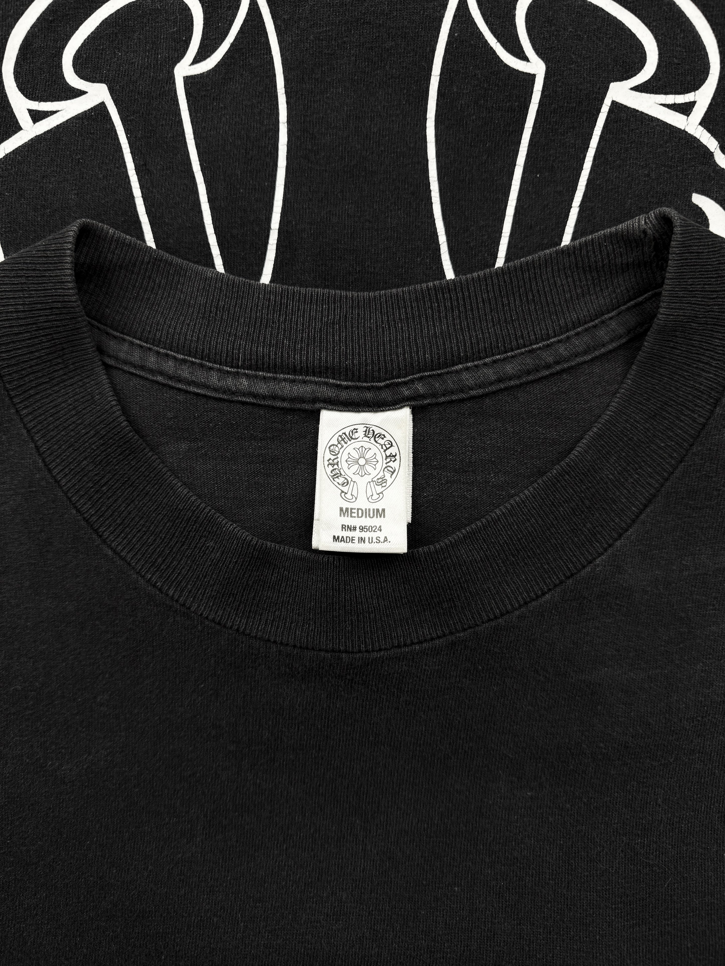Chrome Hearts x Rolling Stones ‘Tonge & Lips’ Horse Shoe T-Shirt
