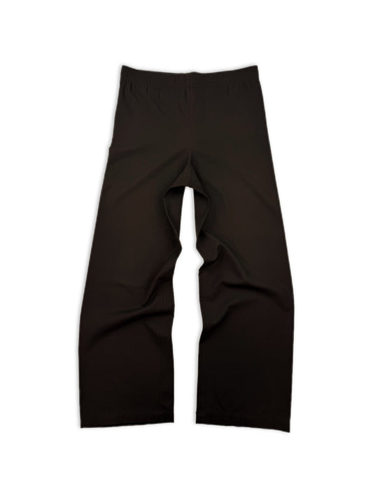 AW00 Raf Simons Confusion Wide Leg Brown Elasticated Sweat Pants