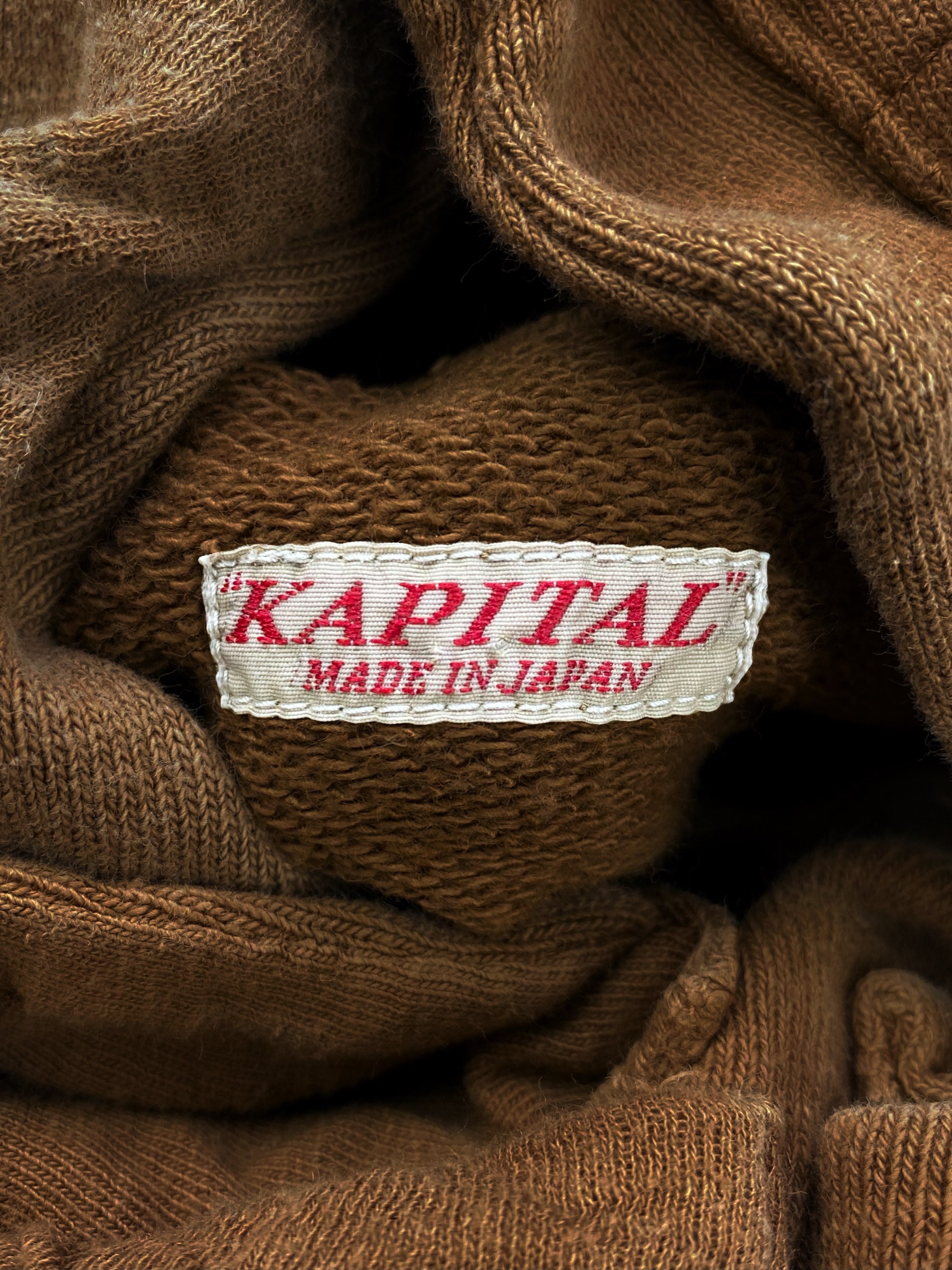 AW20 Kapital ‘Alpine’ Fleecy Knit Multi Pocket Utility Cargo Hoodie