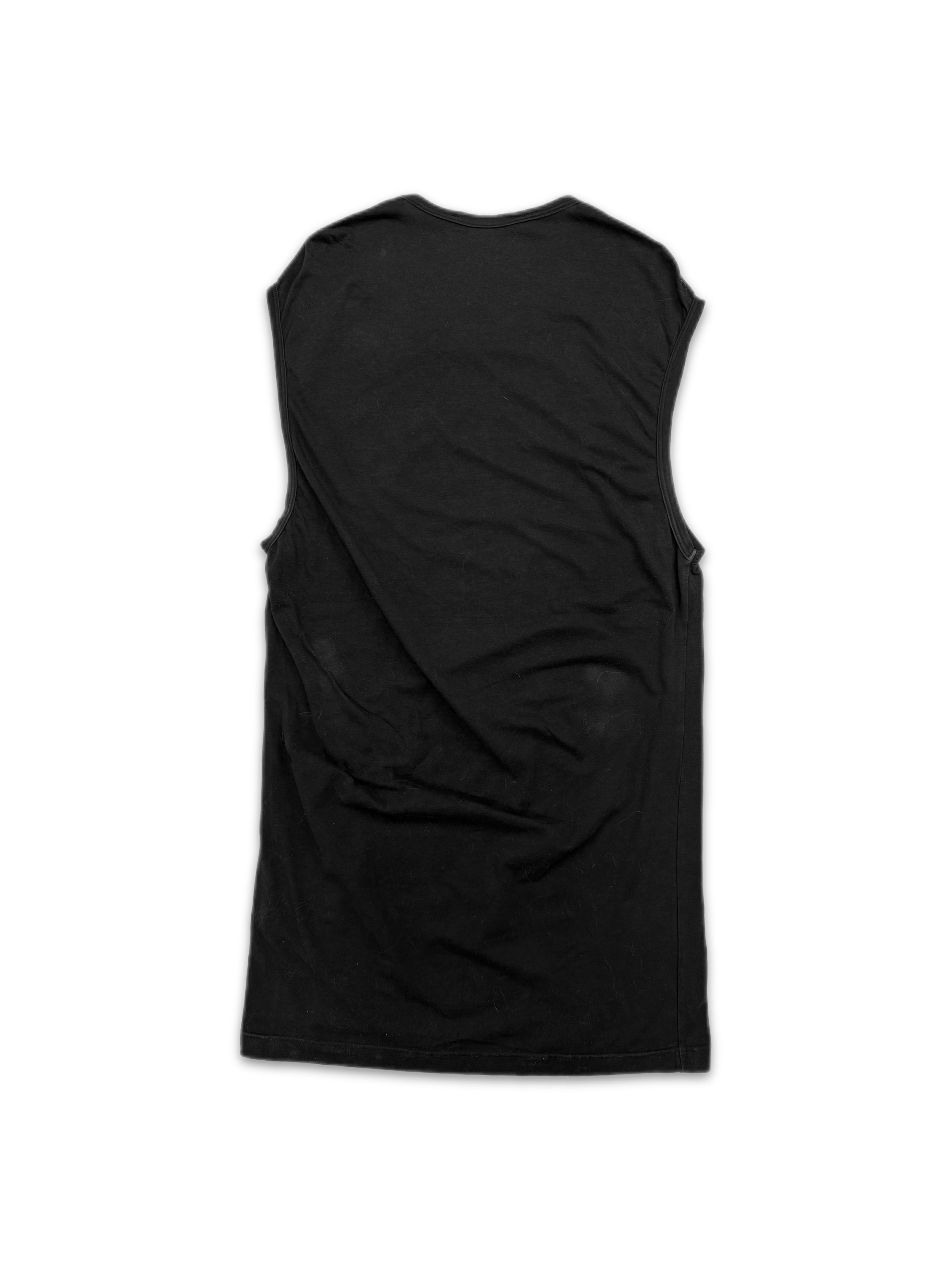 SS03 Raf Simons Consumed ‘Cell’ Black Graphic Tank-top