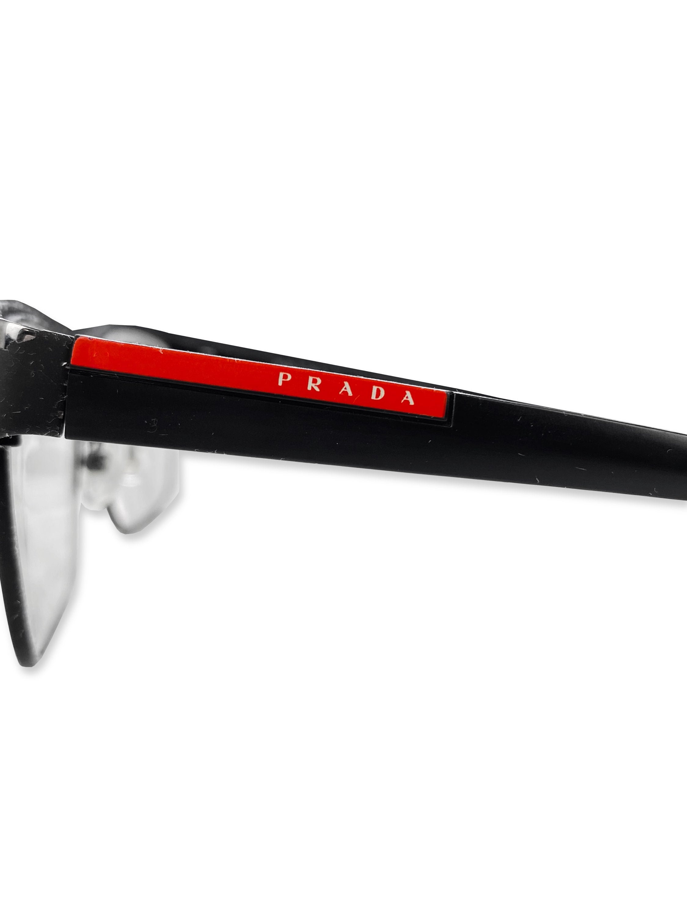 Prada Sport Linea Rossa Black Glasses Frames