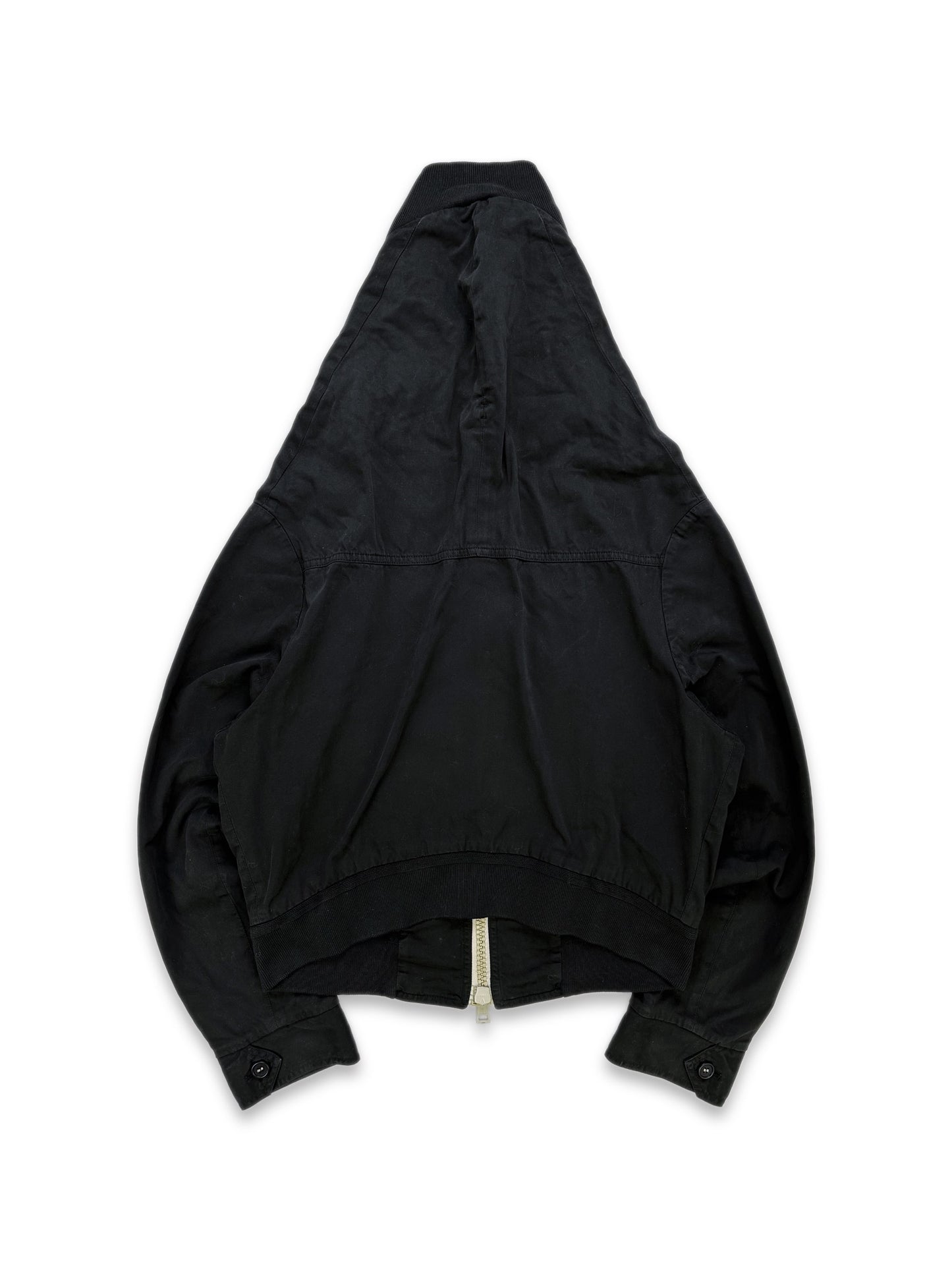 AW05 Maison Margiela ‘Paparazzi’ Hunchback Black Bomber Jacket