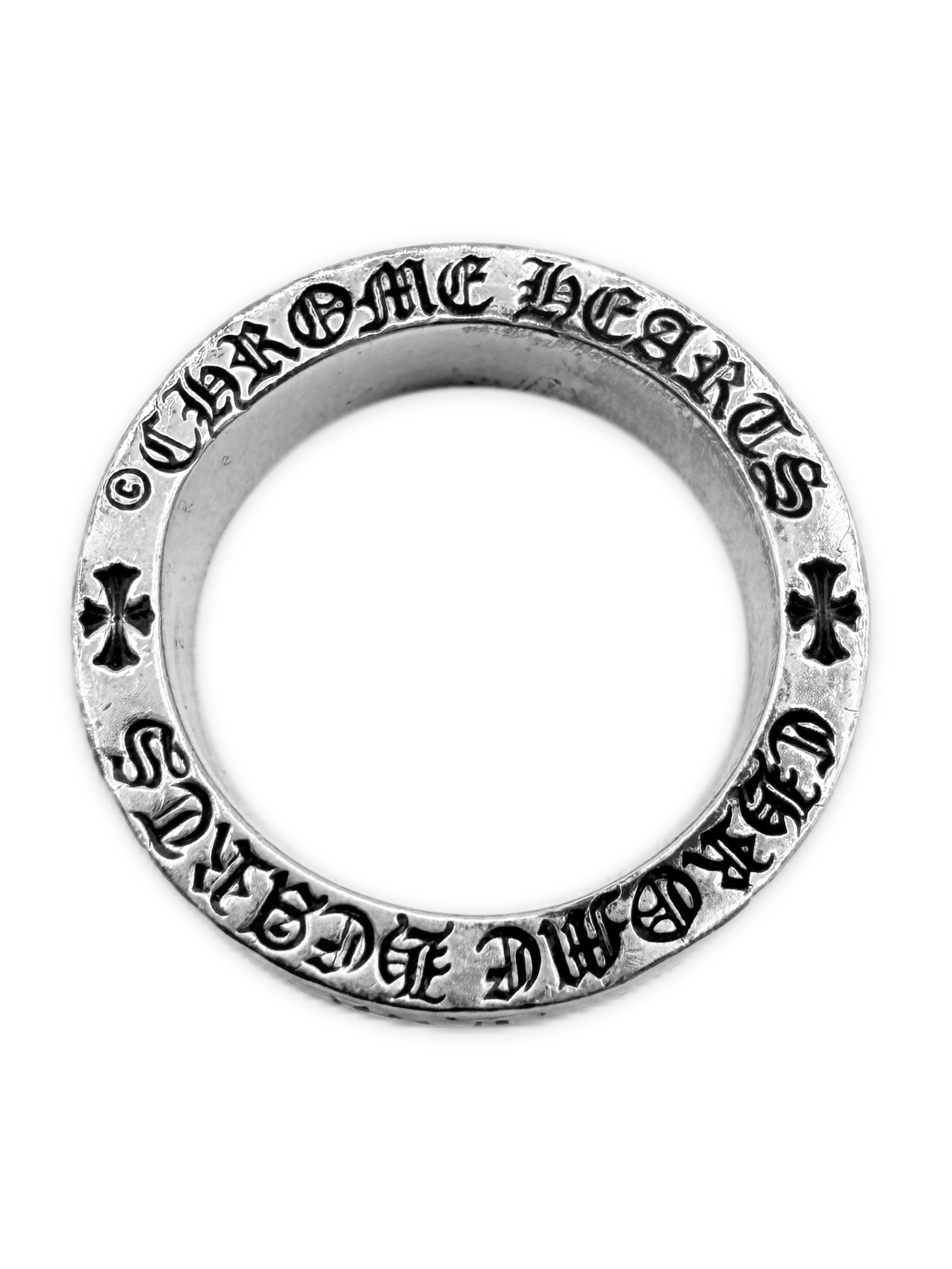 Chrome Hearts ‘Fuck You’ .925 Silver Etched Ring