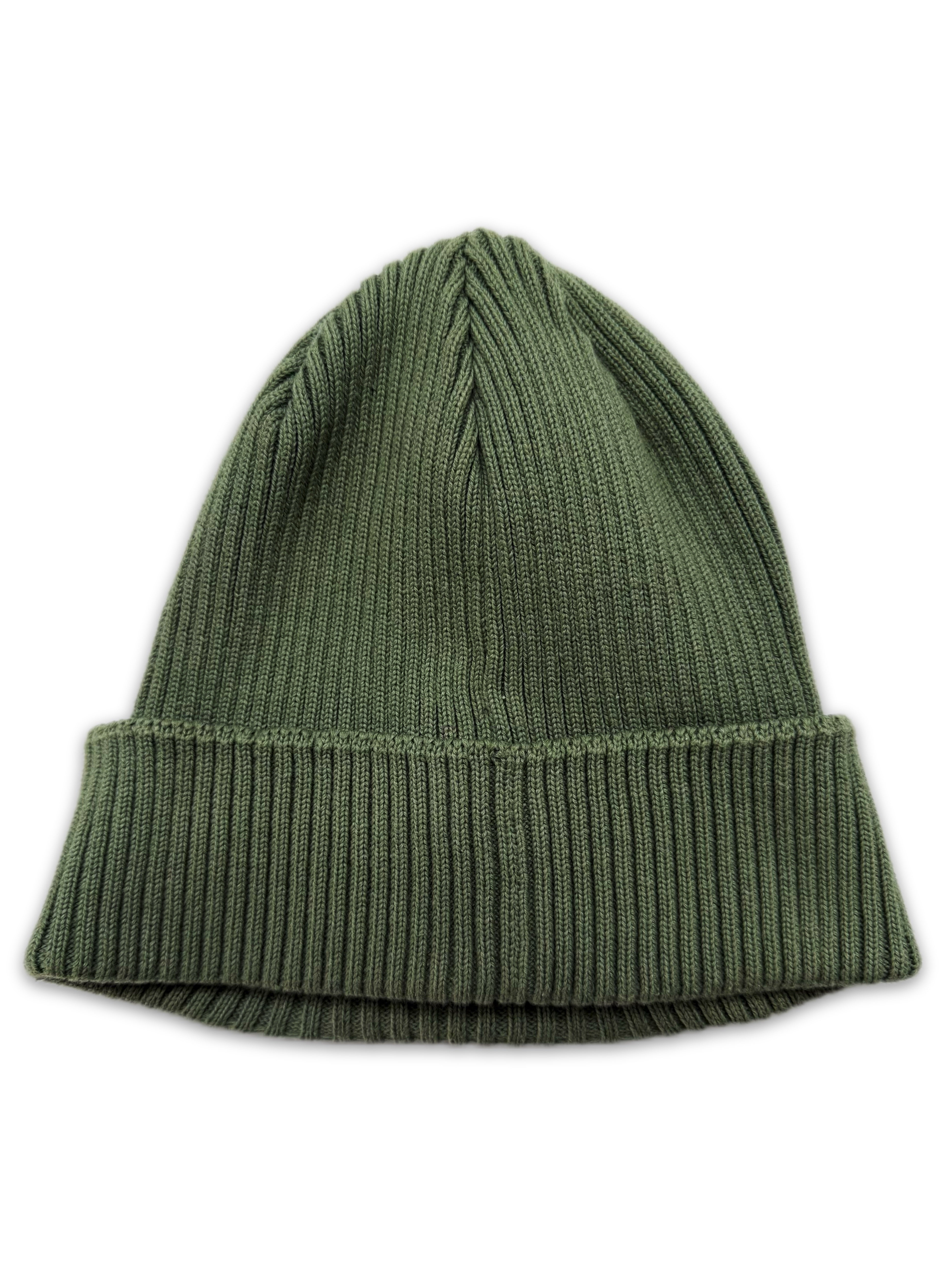 C.P. Company ‘Goggle’ Ribbed Slate Green Beanie