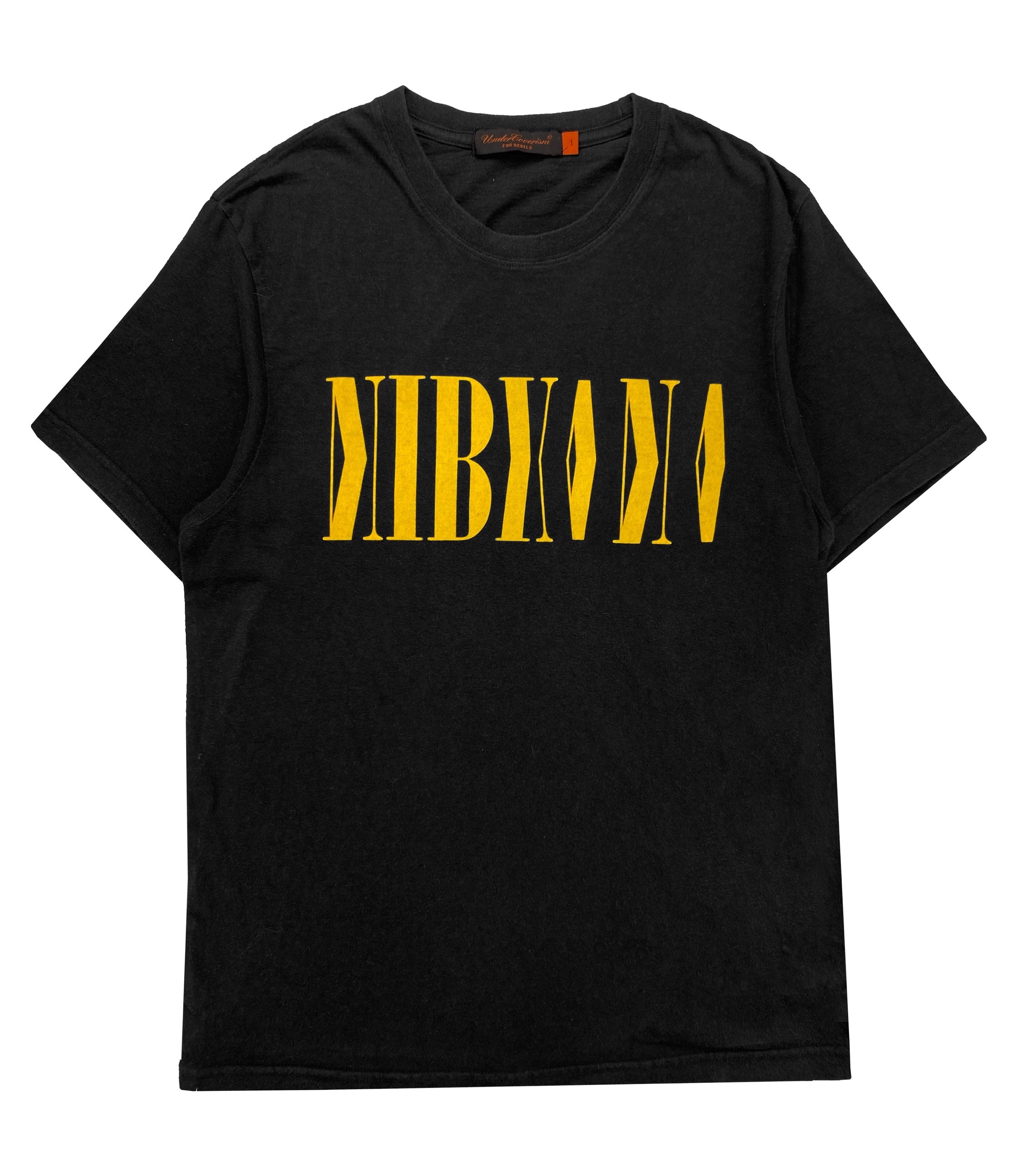 Undercover ‘Nirvana’ Mirrored Logo Black Graphic T-Shirt