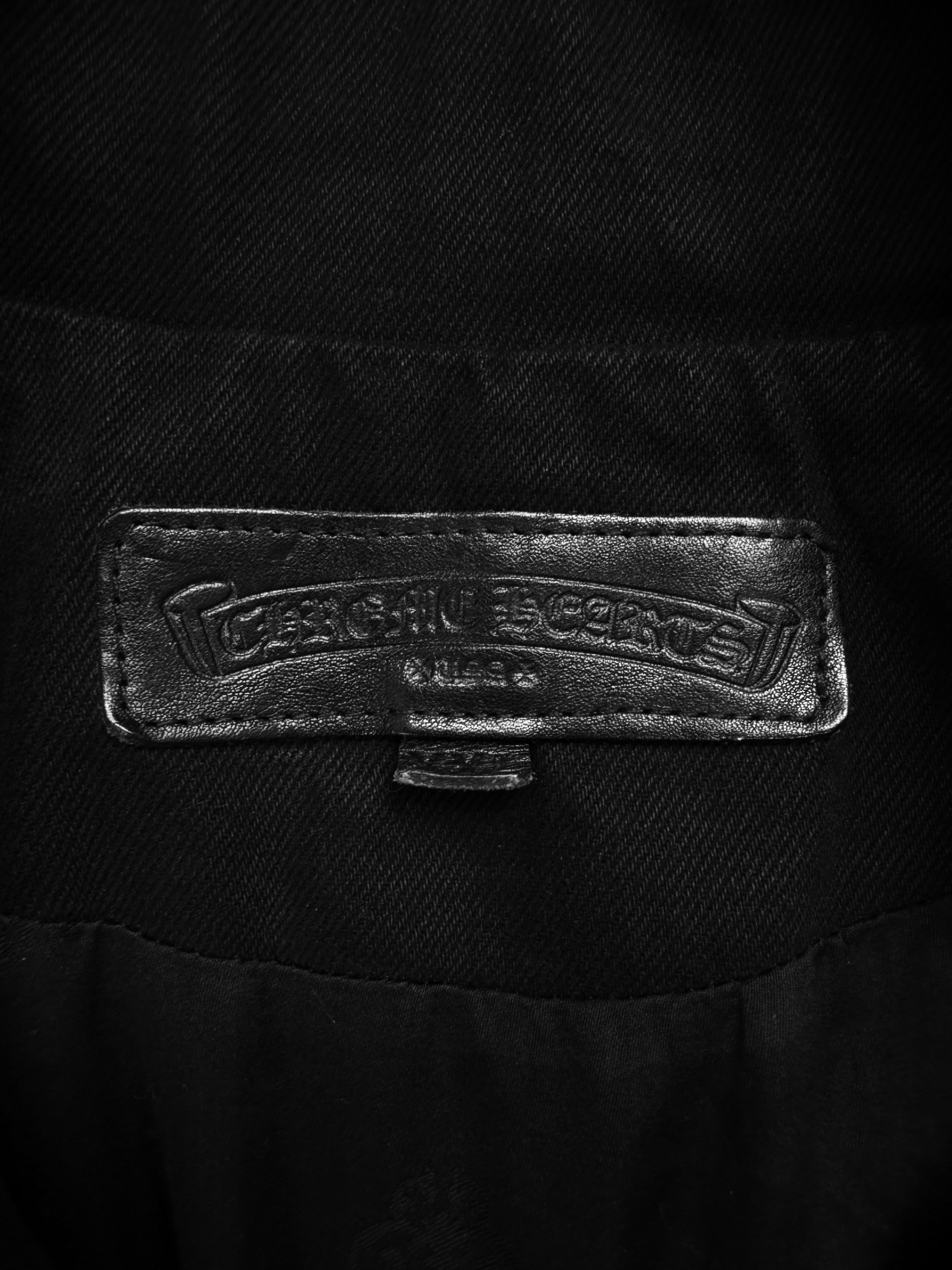 Chrome Hearts Western Fleur De Lis .925 Silver Denim Trucker Jacket