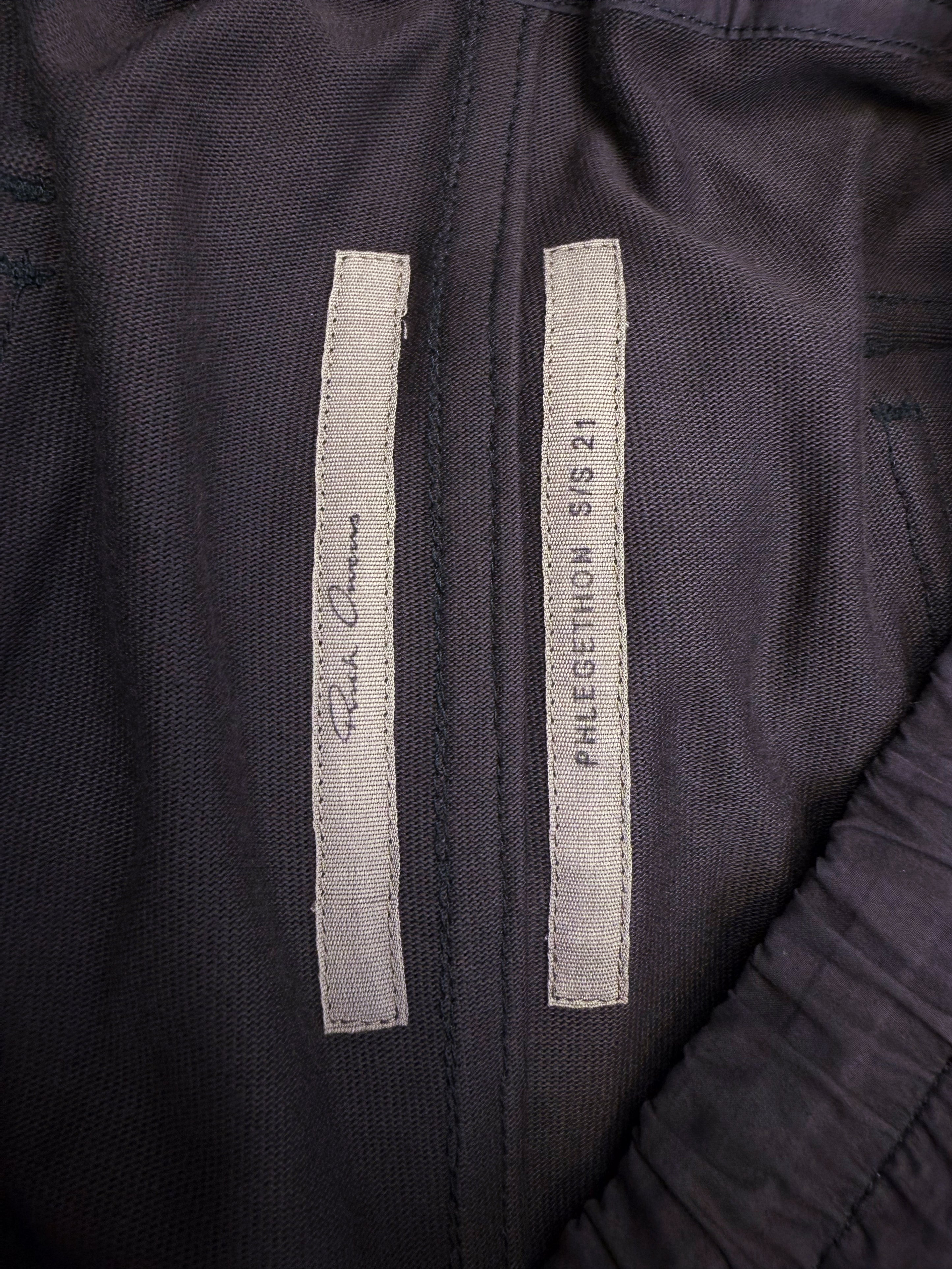 SS22 Rick Owens ‘Phlegethon’ Plum Drawstring Cargo Pants