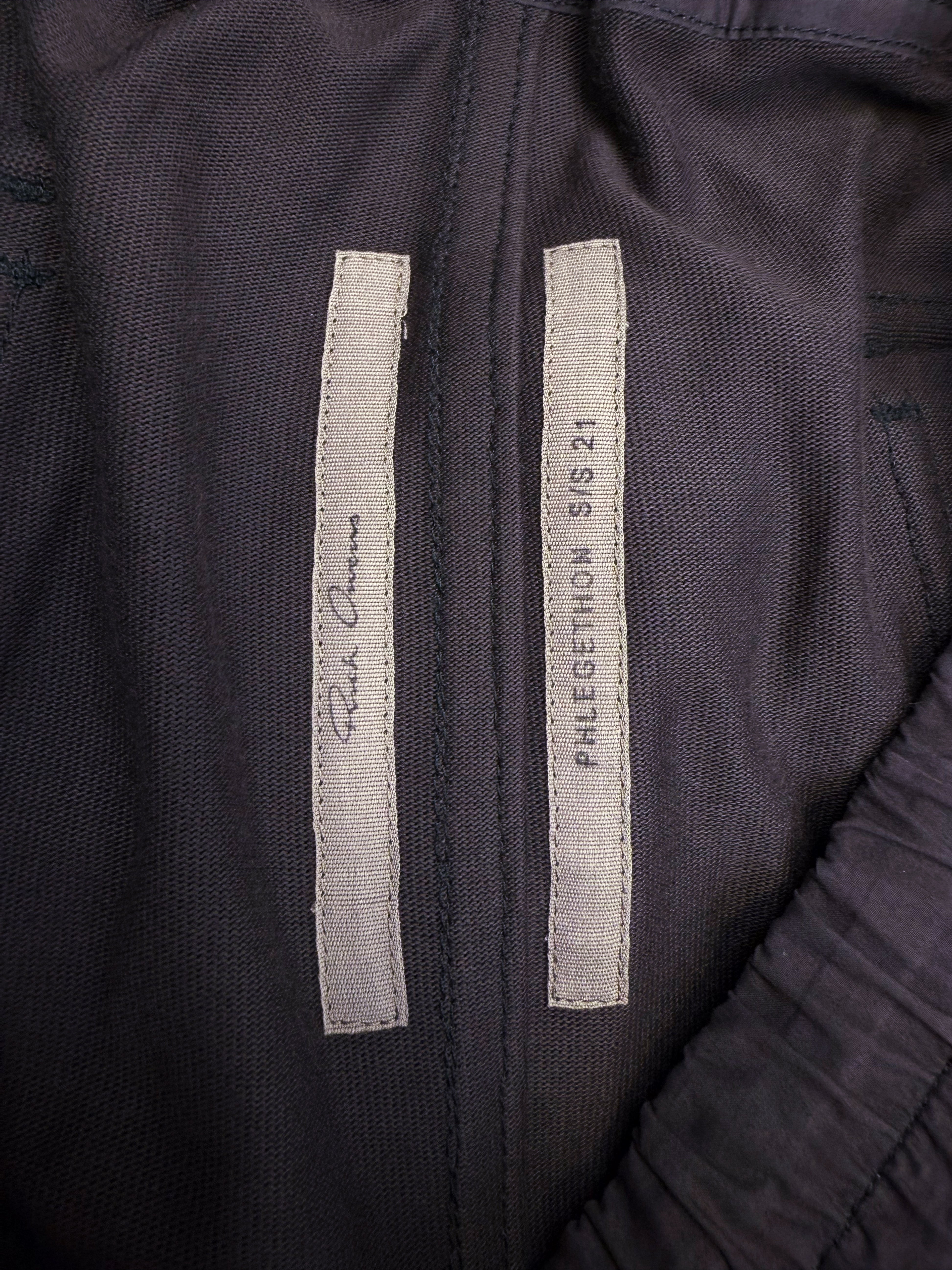 SS22 Rick Owens ‘Phlegethon’ Plum Drawstring Cargo Pants