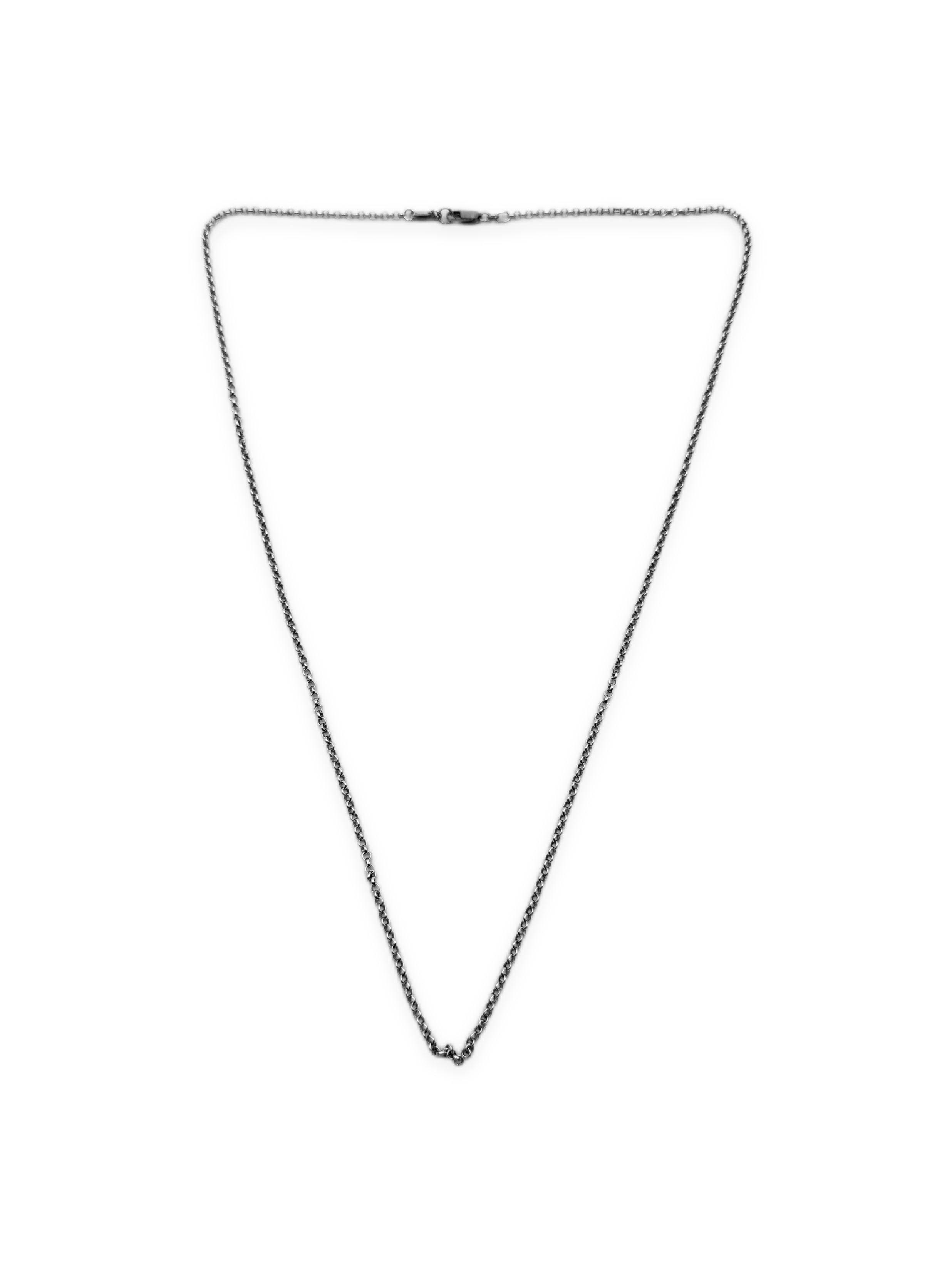 Chrome Hearts 24 in .925 Silver Roll Chain Necklace
