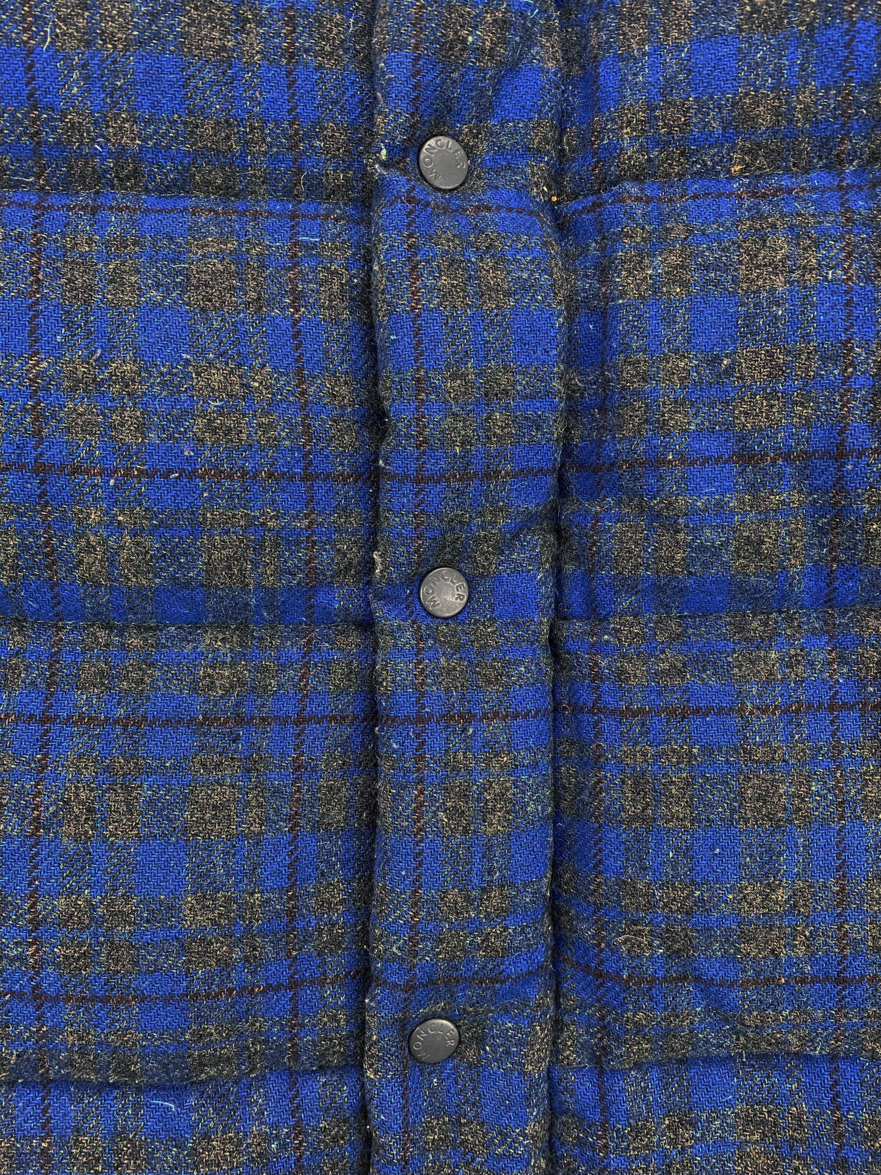 AW05 Junya Watanabe X Moncler Plaid Down Fill Puffer Jacket