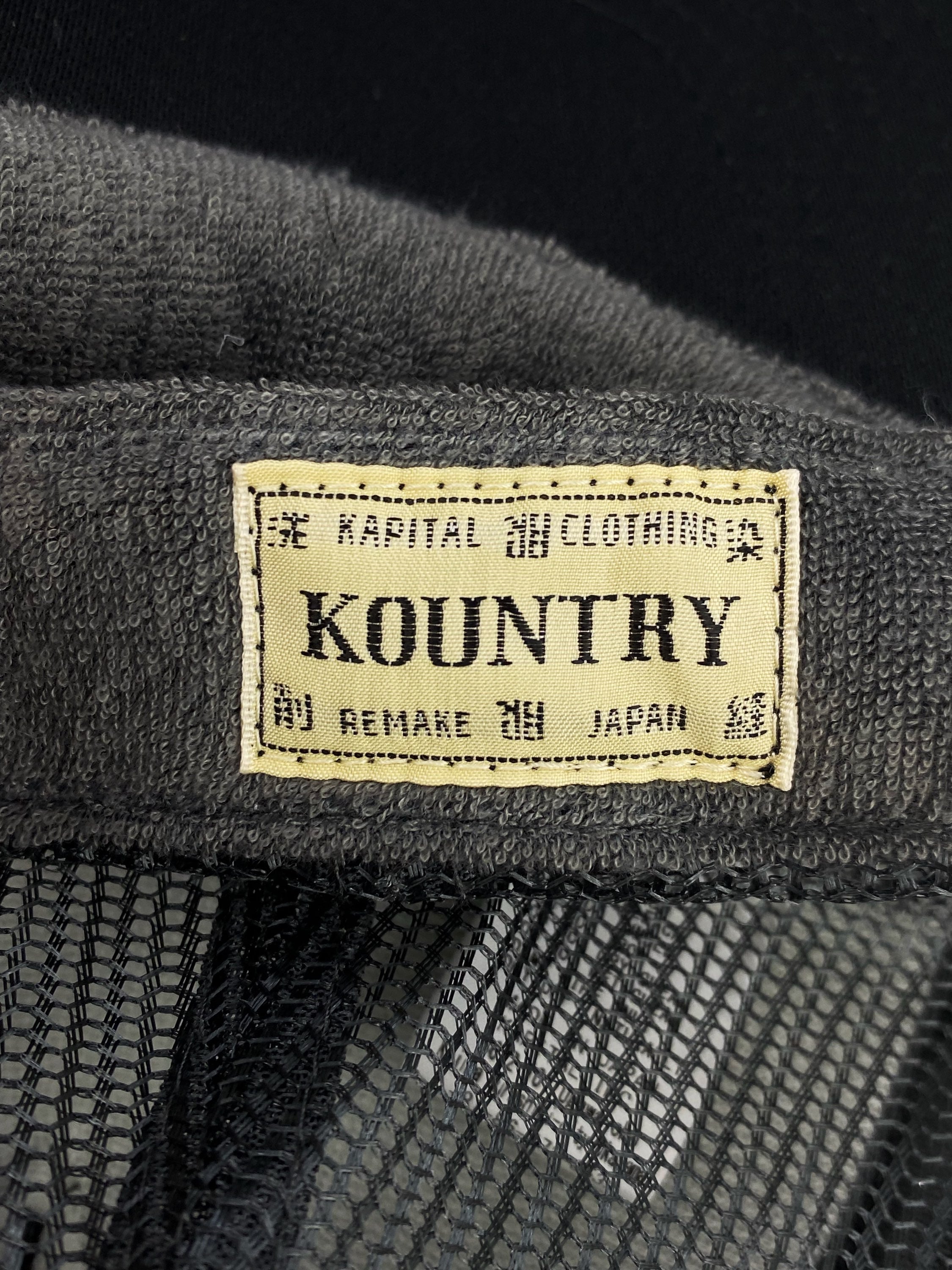 SS23 Kapital Kountry Pearl ‘Clutcher’ Mesh Trucker Hat