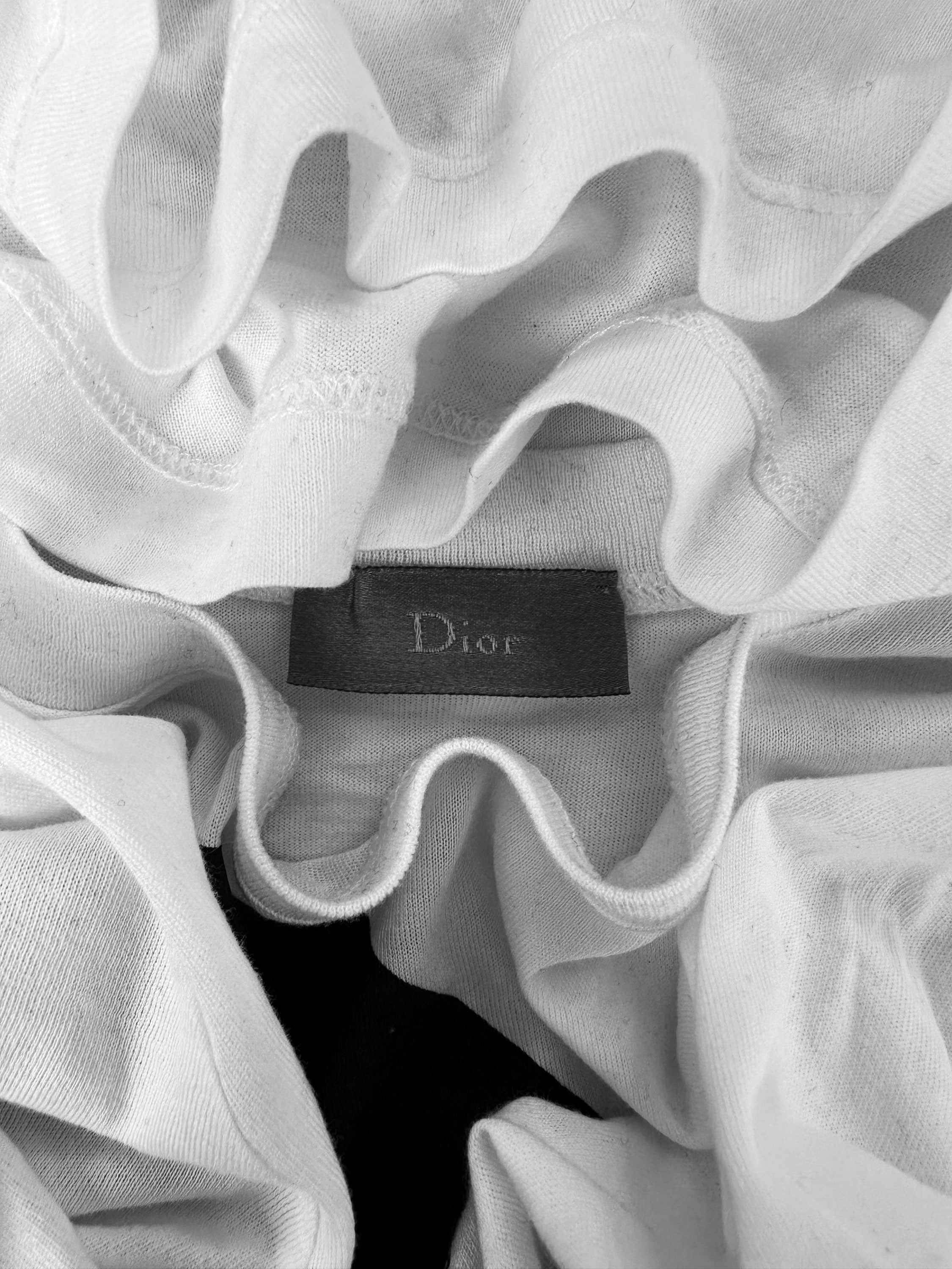 SS06 Dior ‘U Used to Fall in Love with Everyone’ Face T-Shirt