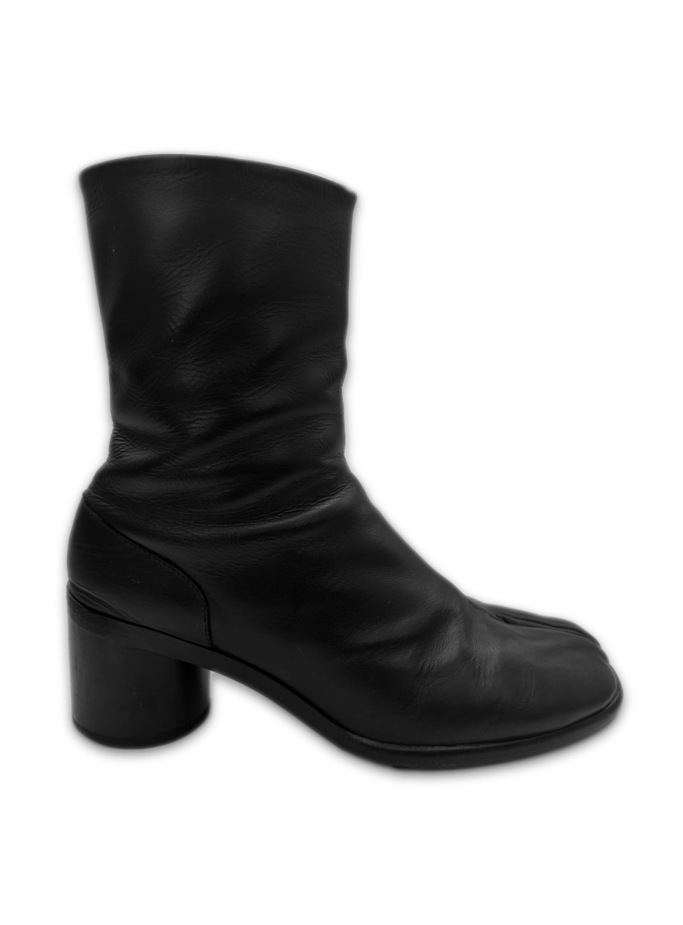 SS22 Maison Margiela ‘Tabi’ Calfskin Leather Split Toe Boots