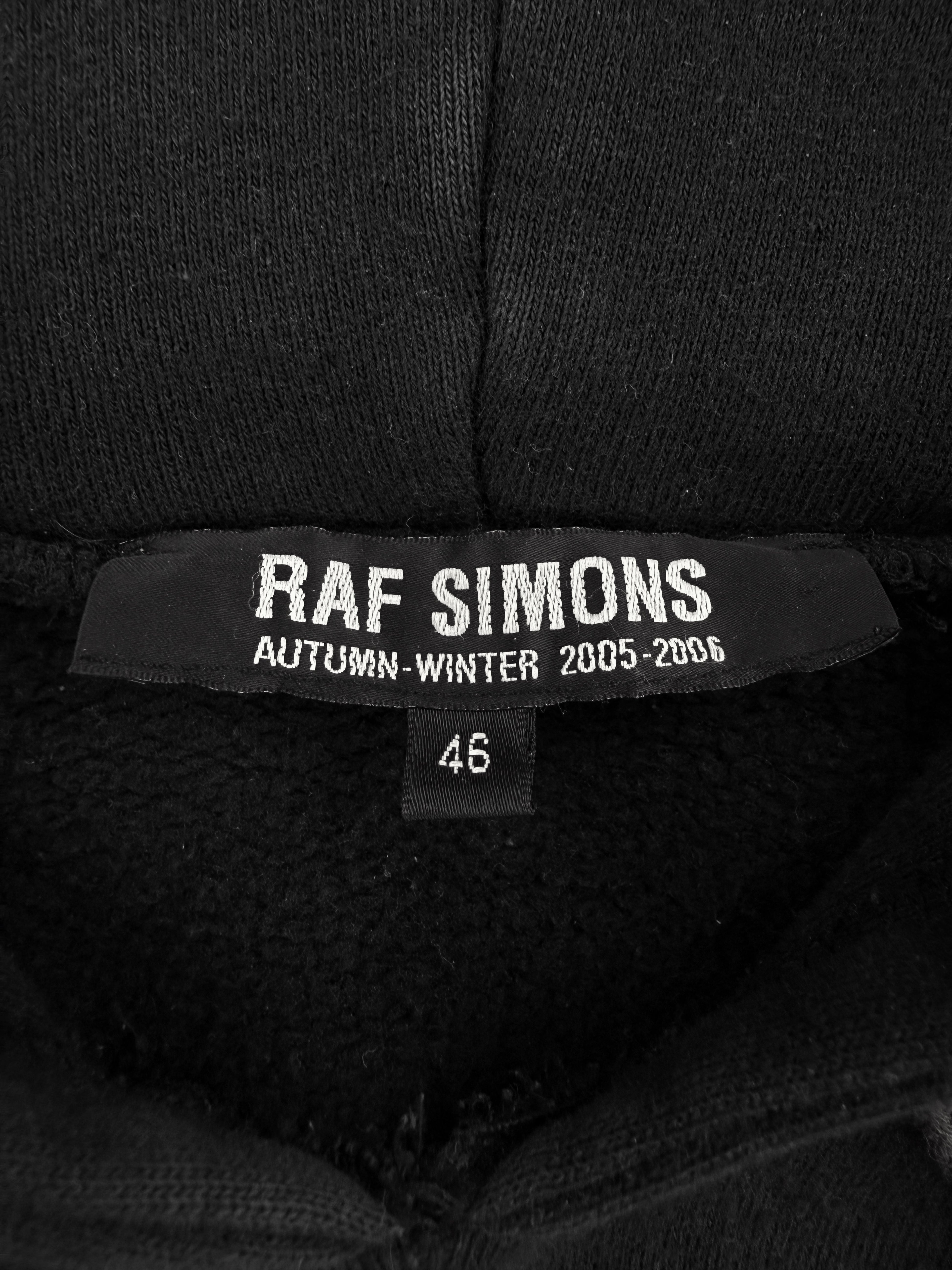 AW05 Raf Simons ‘History of My World’ Poltergeist Purple Peter de Potter Hoodie