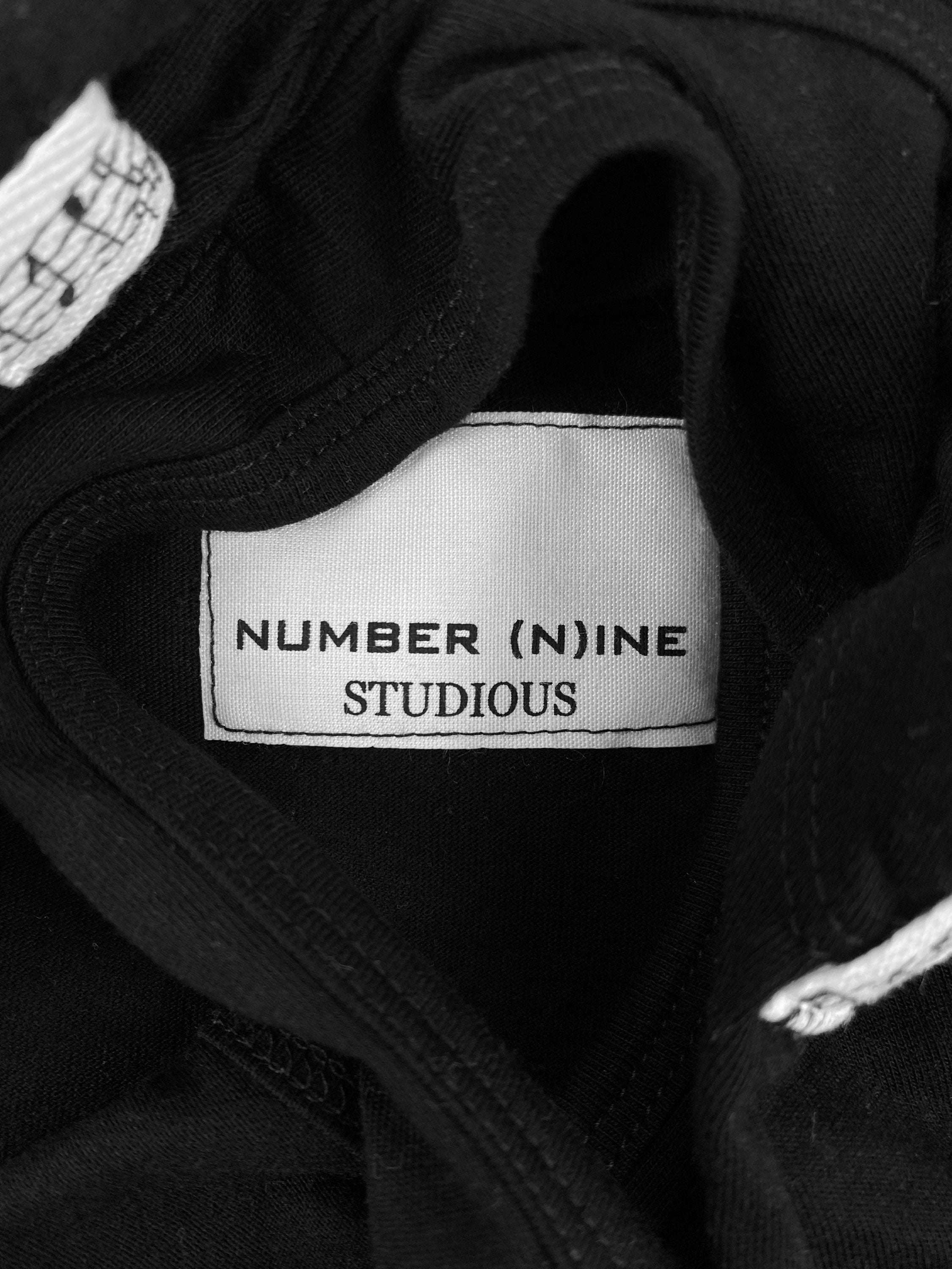 Number (N)ine Black Ribbed Skin Fitting Tank Top