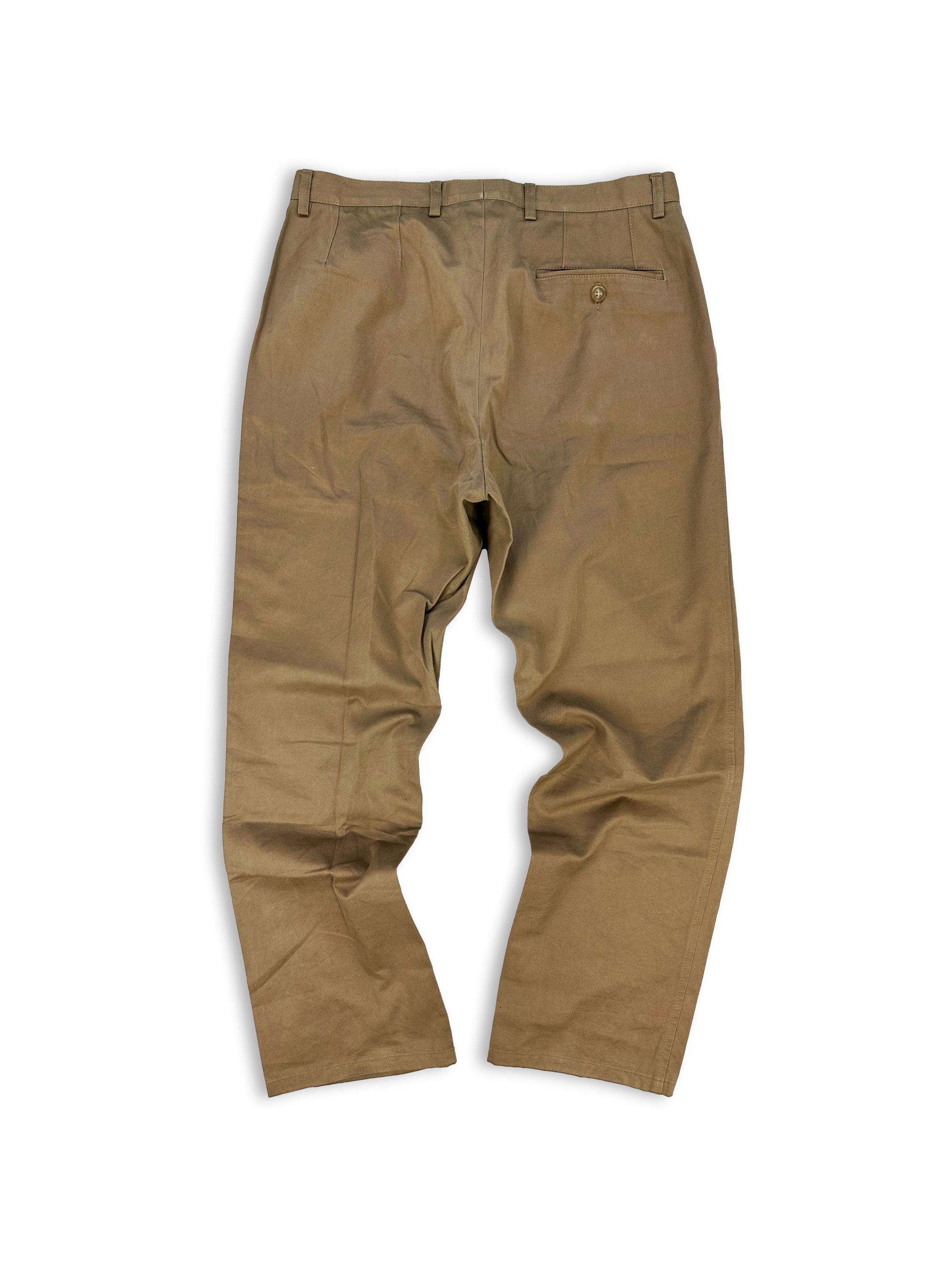 00s Dolce &amp; Gabbana Wide Leg Tan Trousers