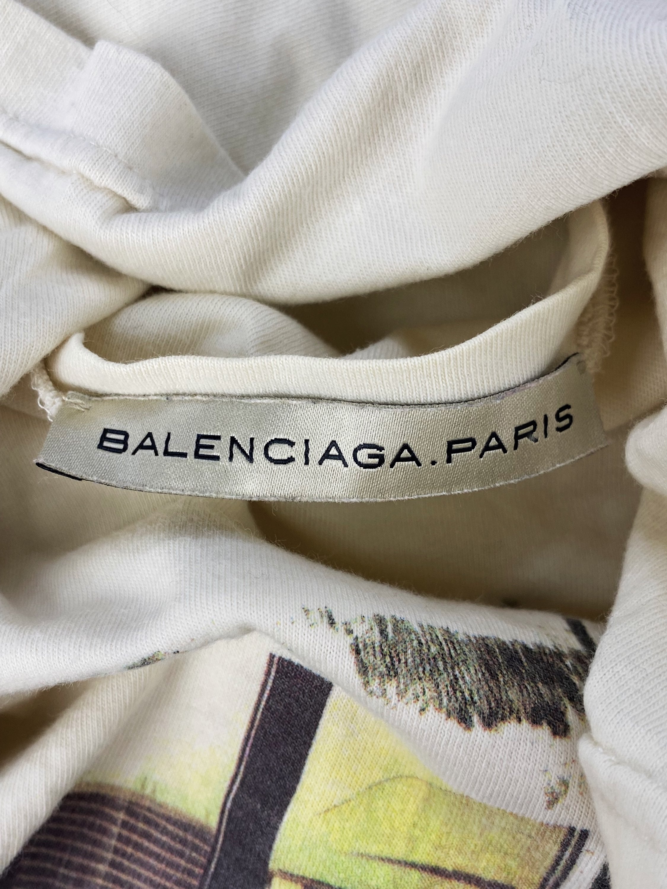 Balenciaga Paris ‘The End’ Graphic White T-Shirt
