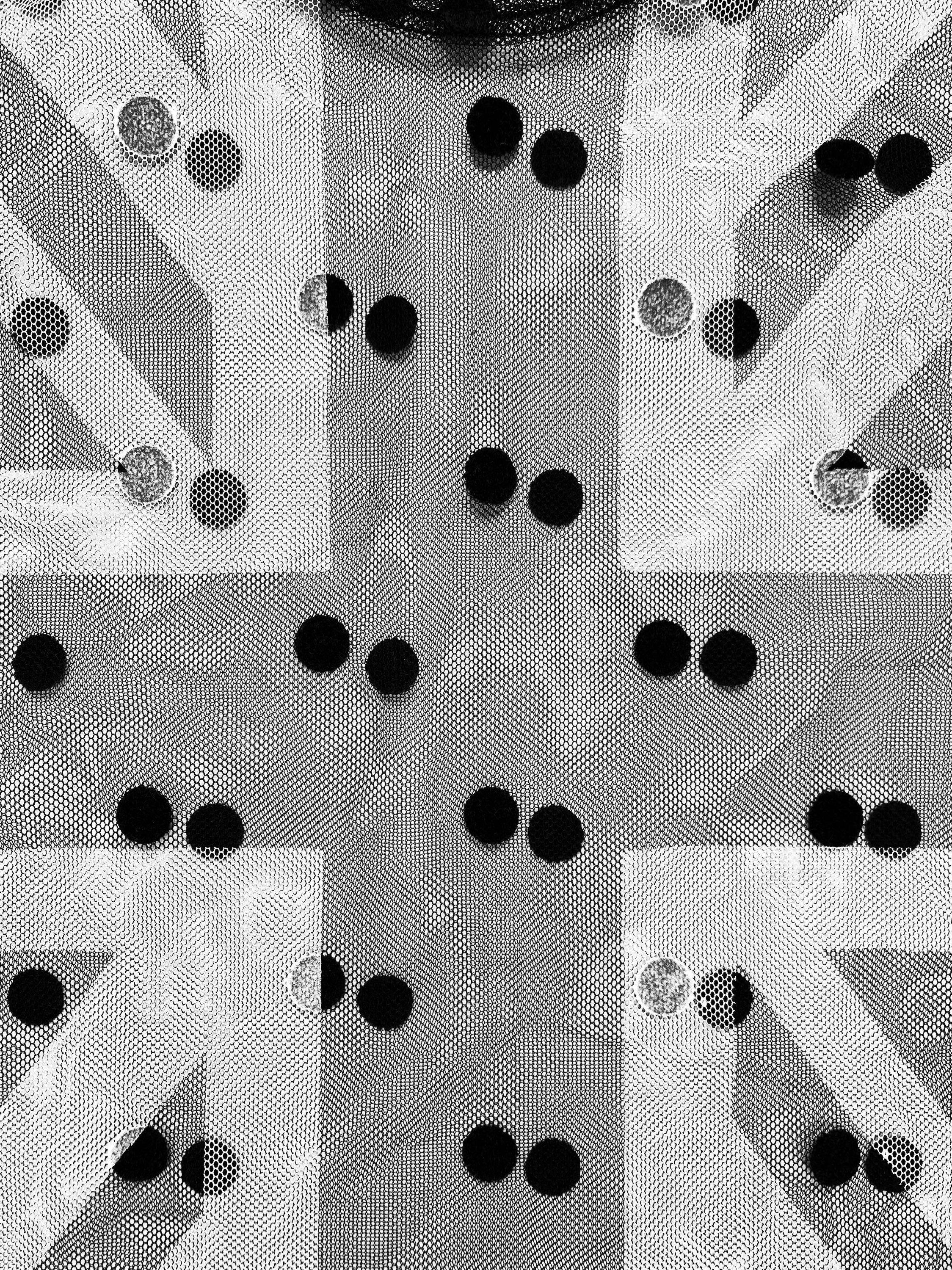 AW04 Comme des Garçons Mesh British Flag Longsleeve Shirt