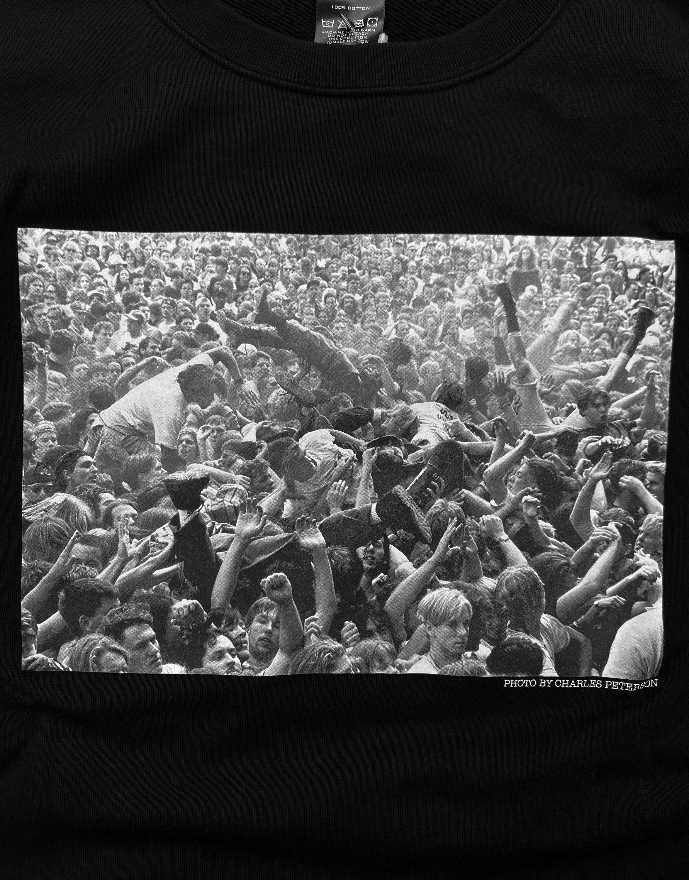 AW07 Number (N)ine Charles Peterson Mosh Pit Graphic Crewneck