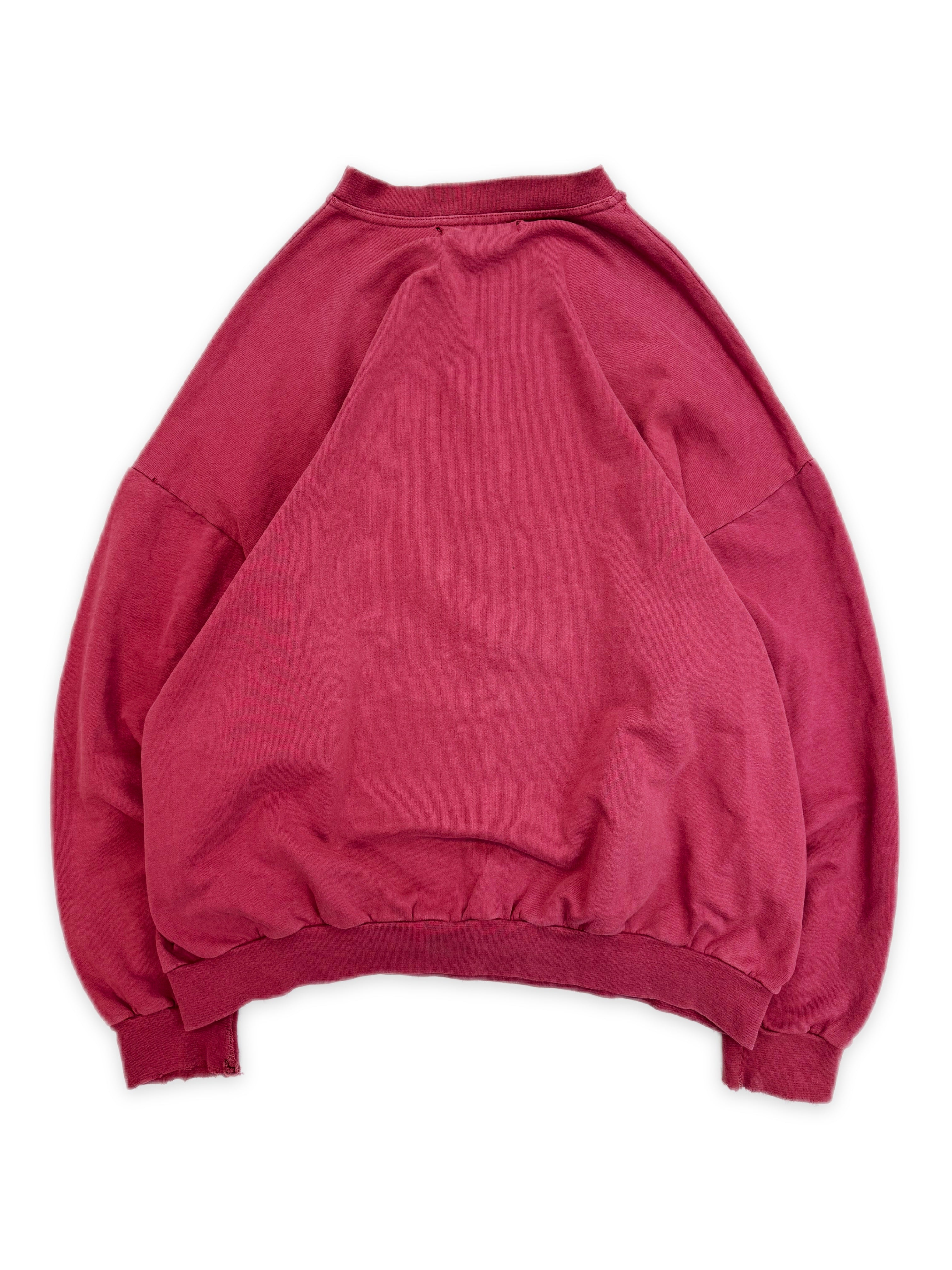 AW02 Raf Simons ‘Virginia Creeper’ Roots Front Graphic Red Crewneck