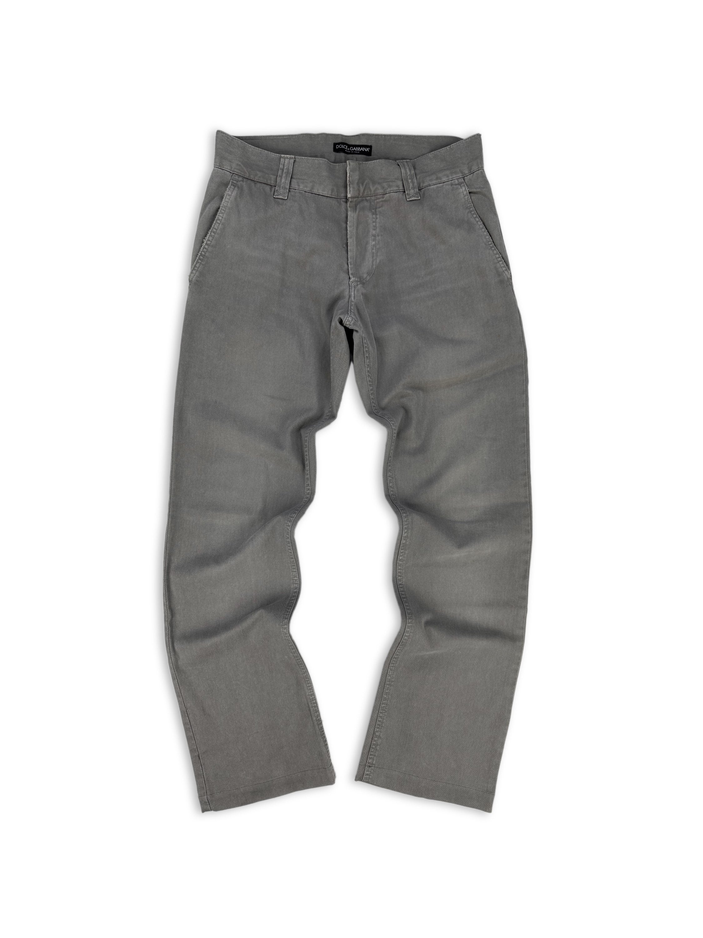 00s Dolce & Gabbana Slate Grey Boot Cut Denim