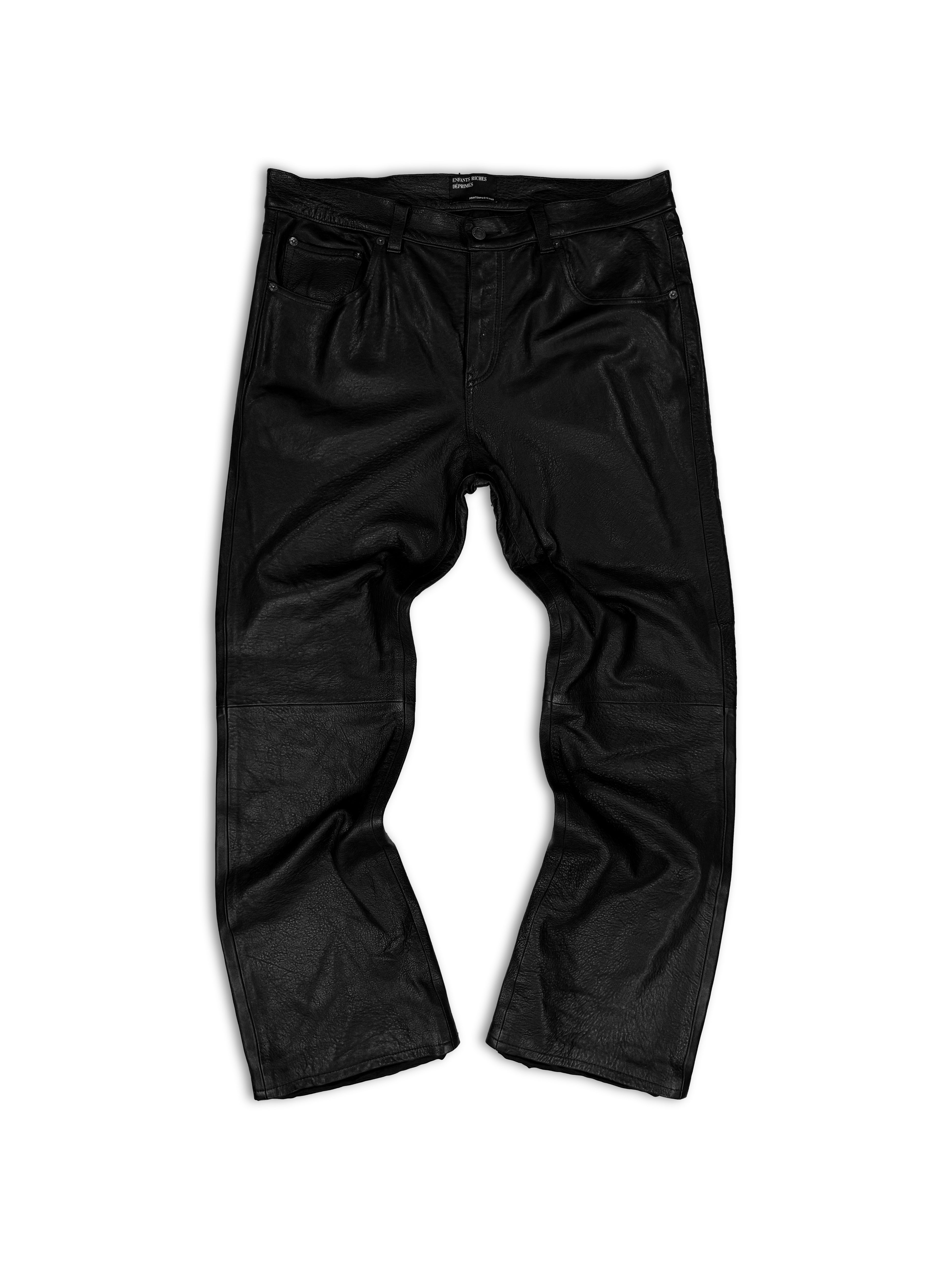 AW23 Enfants Riches Deprimes Lambskin Leather Baggy Pants