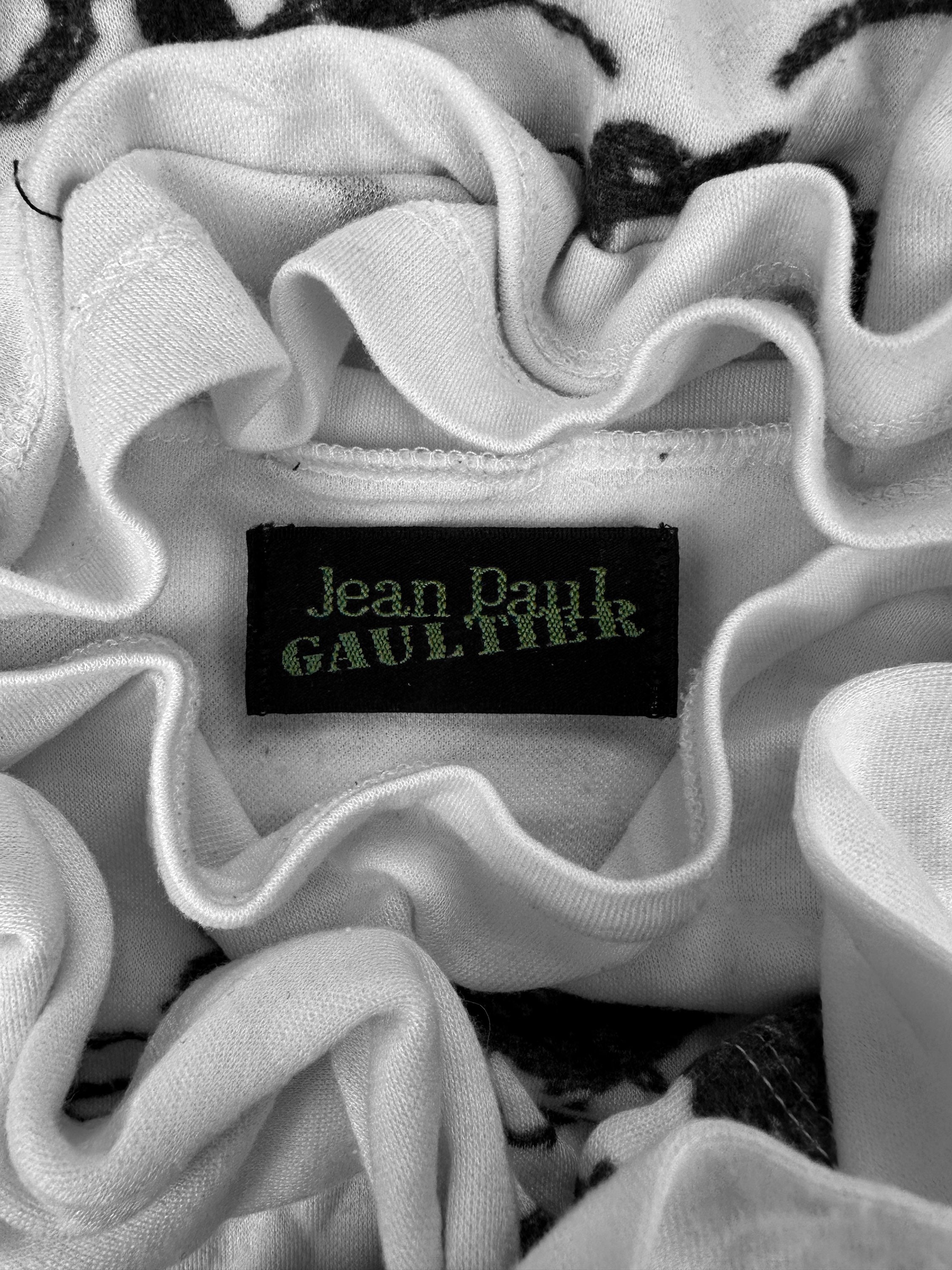 90s Jean Paul Gaultier ‘Rosary’ Motif White Long Sleeve