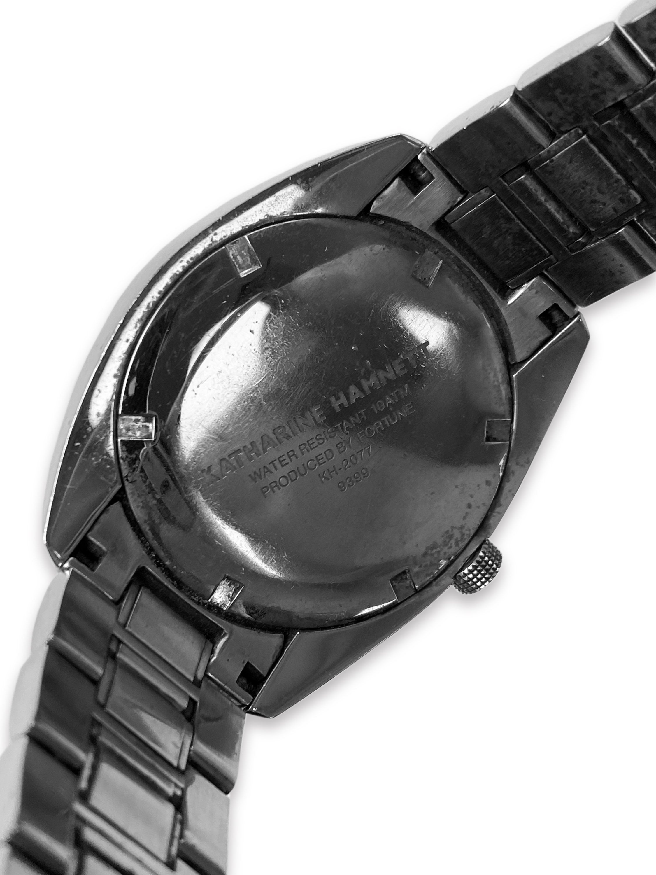 00s Katharine Hamnett Silver Automatic Watch