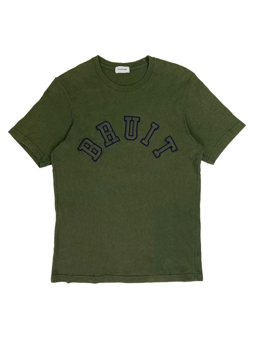 AW13 Undercover ‘Bruit’ Collegiate Logo Green T-Shirt
