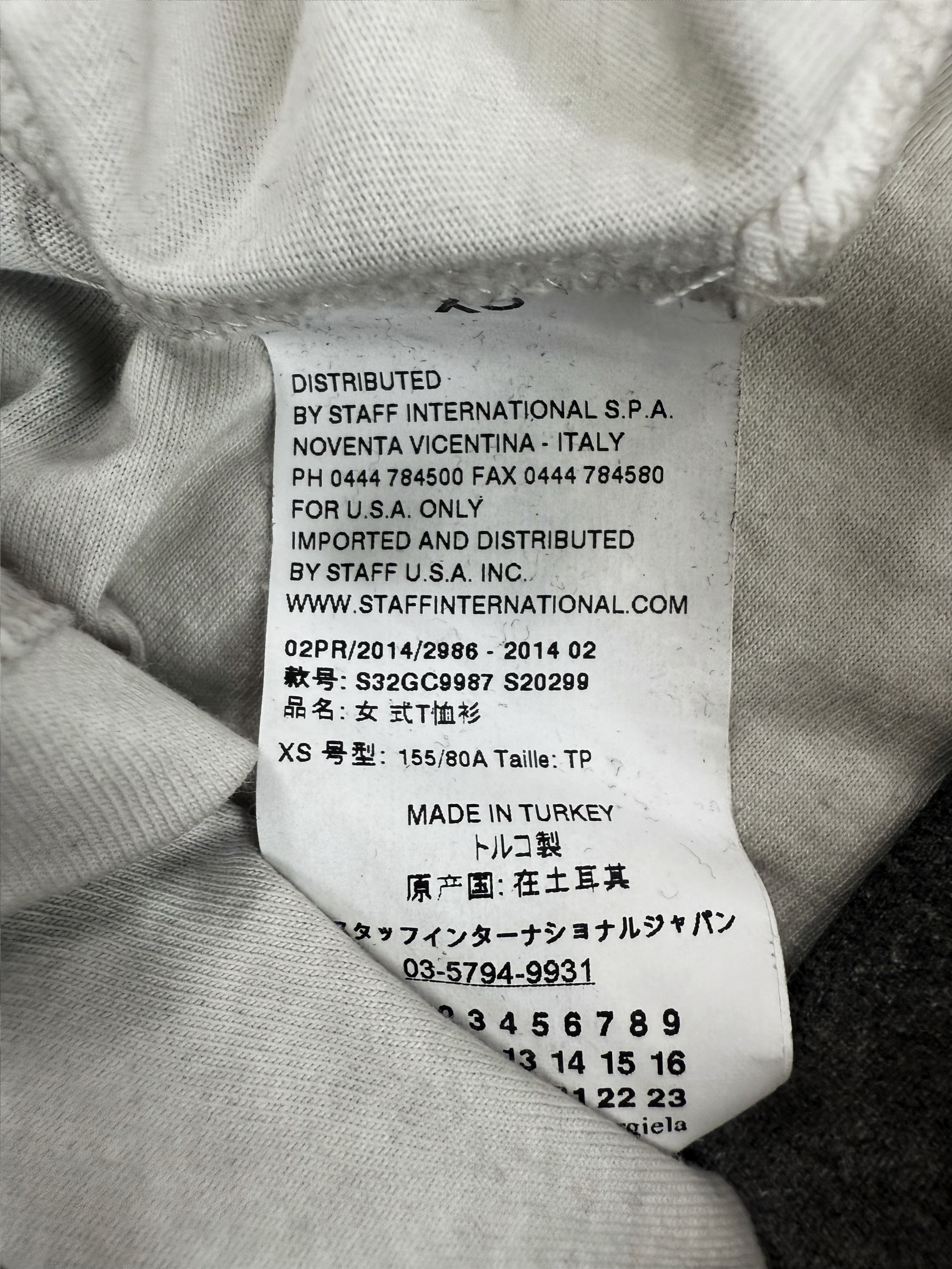 AW14 Maison Margiela AIDS Awareness Gradient T-Shirt