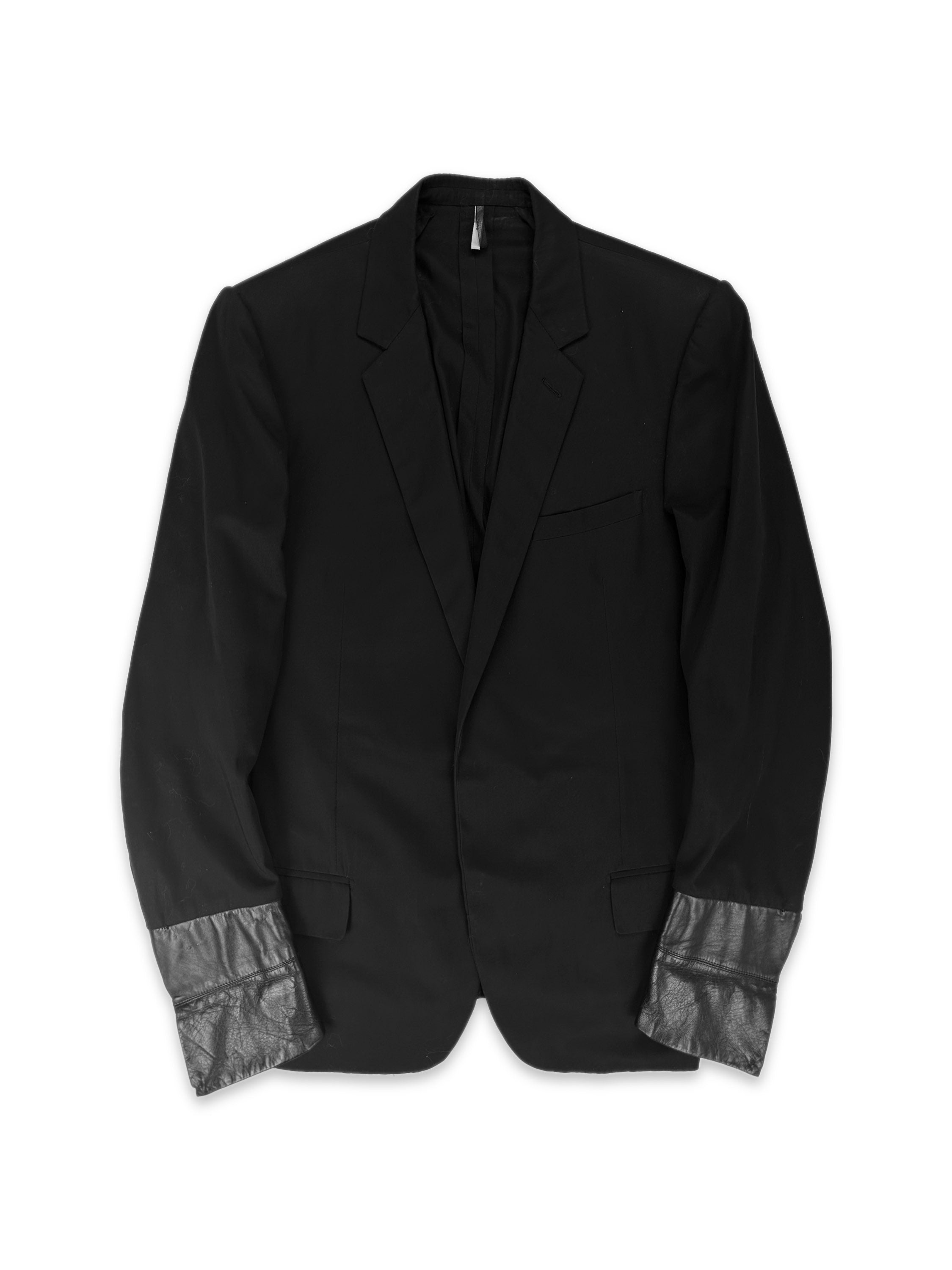 SS02 Dior Hybrid Leather French Cuff Blazer Jacket