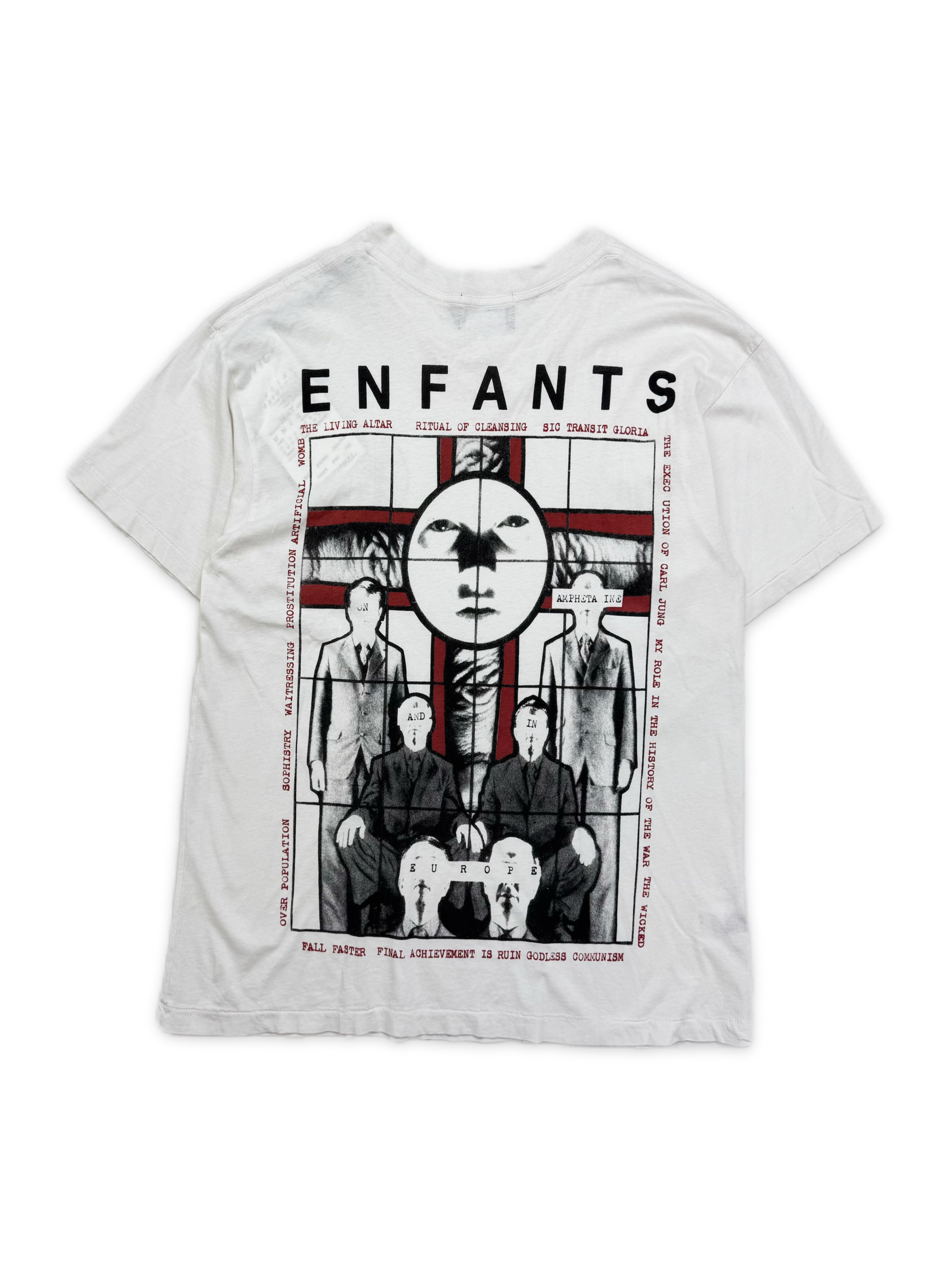 Enfants Riches Deprimes ‘Ritual Prayer’ White Graphic T-Shirt