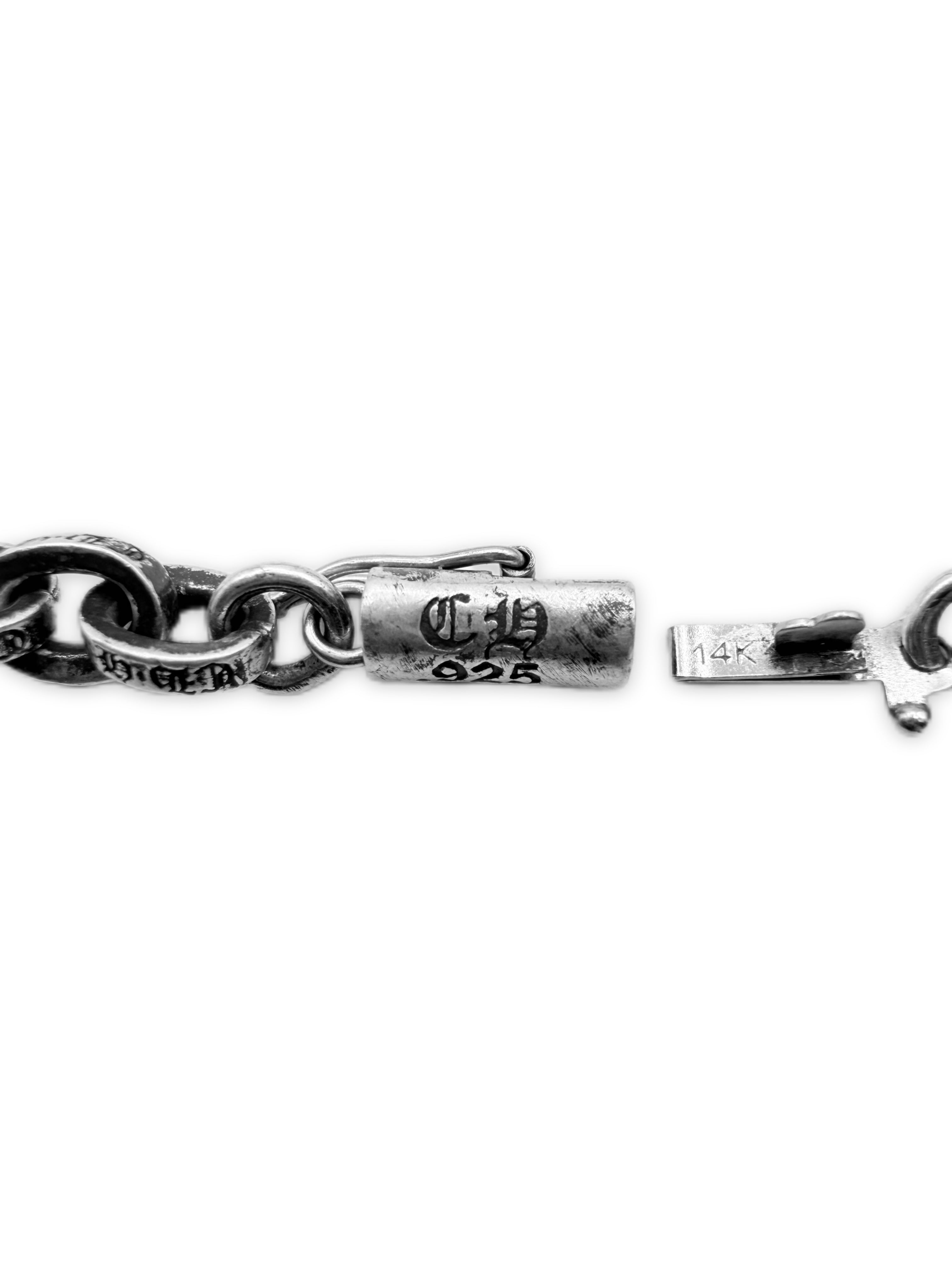Chrome Hearts ‘Paper Chain’ 8.5 in .925 Silver Bracelet