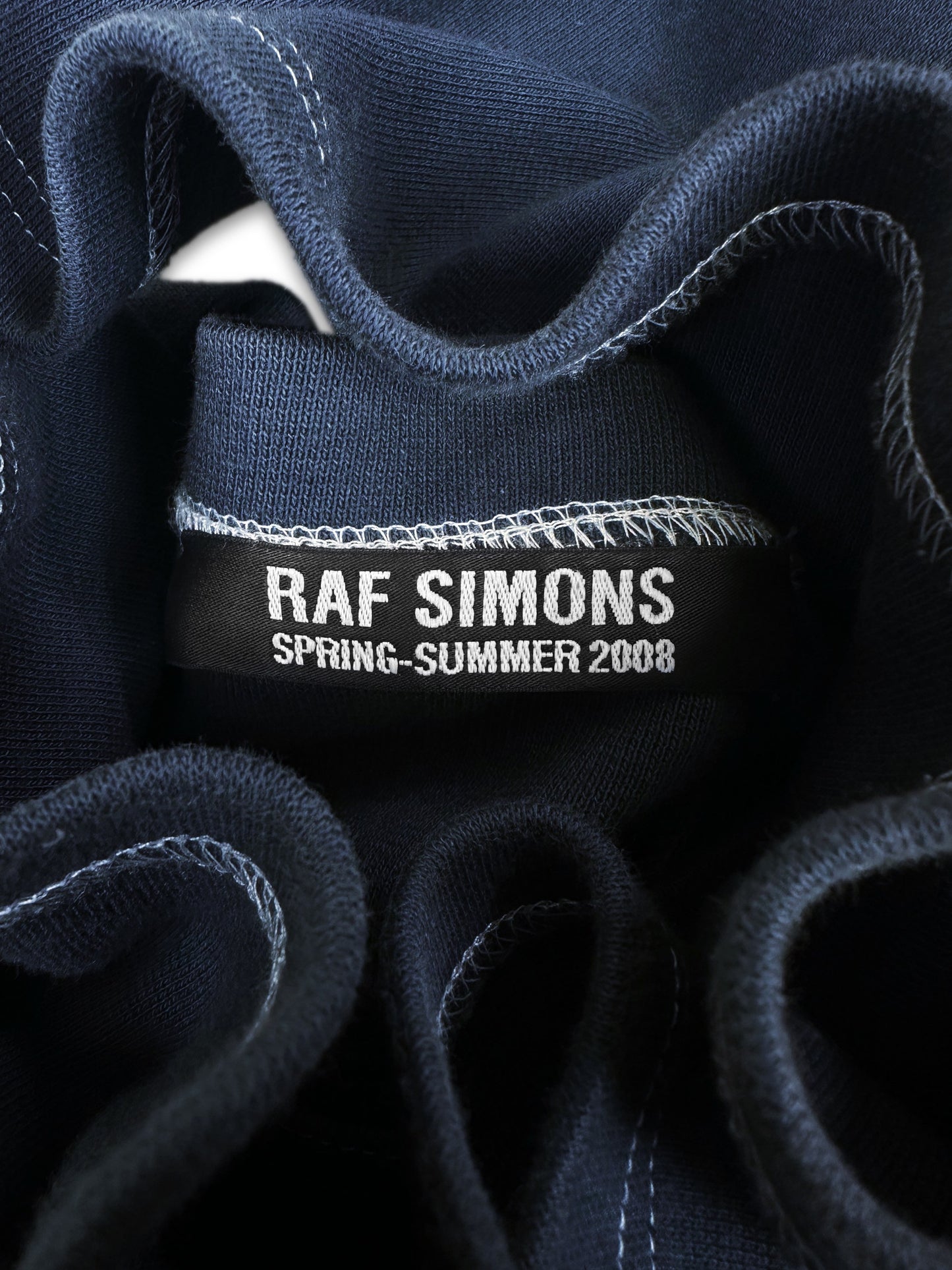 SS08 Raf Simons ‘Double Layered’ Split Dyed T-Shirt