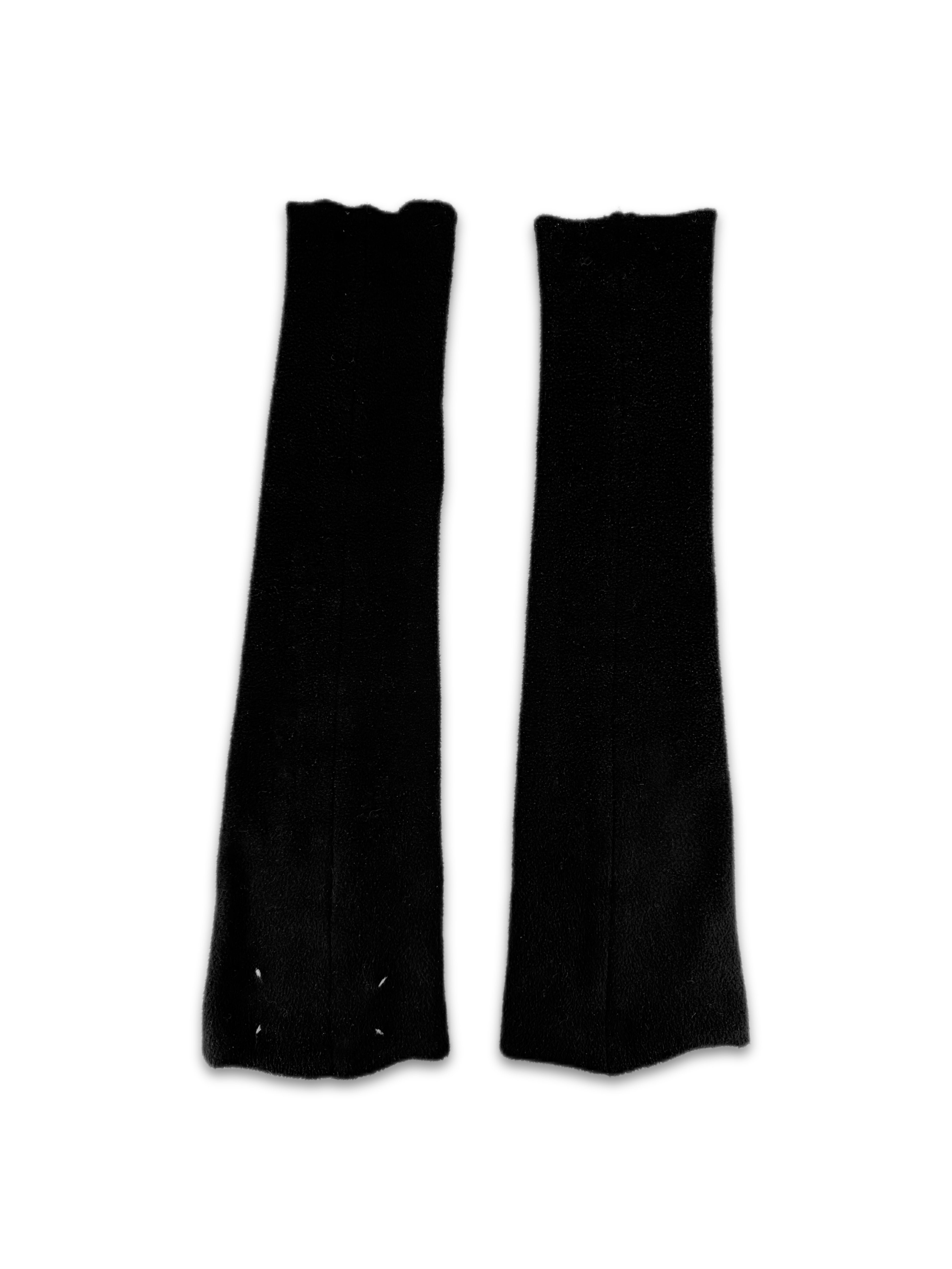 90s Maison Margiela Fleece Black Arm Warmers
