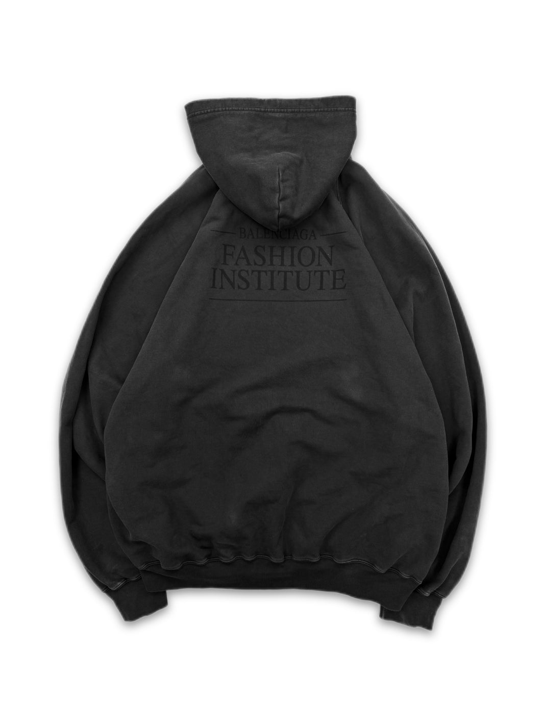 AW22 Balenciaga ‘Fashion Institute’ Oversized Washed Hoodie